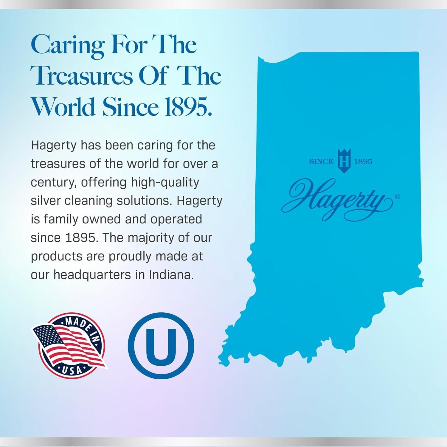 Limpiador de Plata Hagerty 207 ml con Canasta de Inmersión