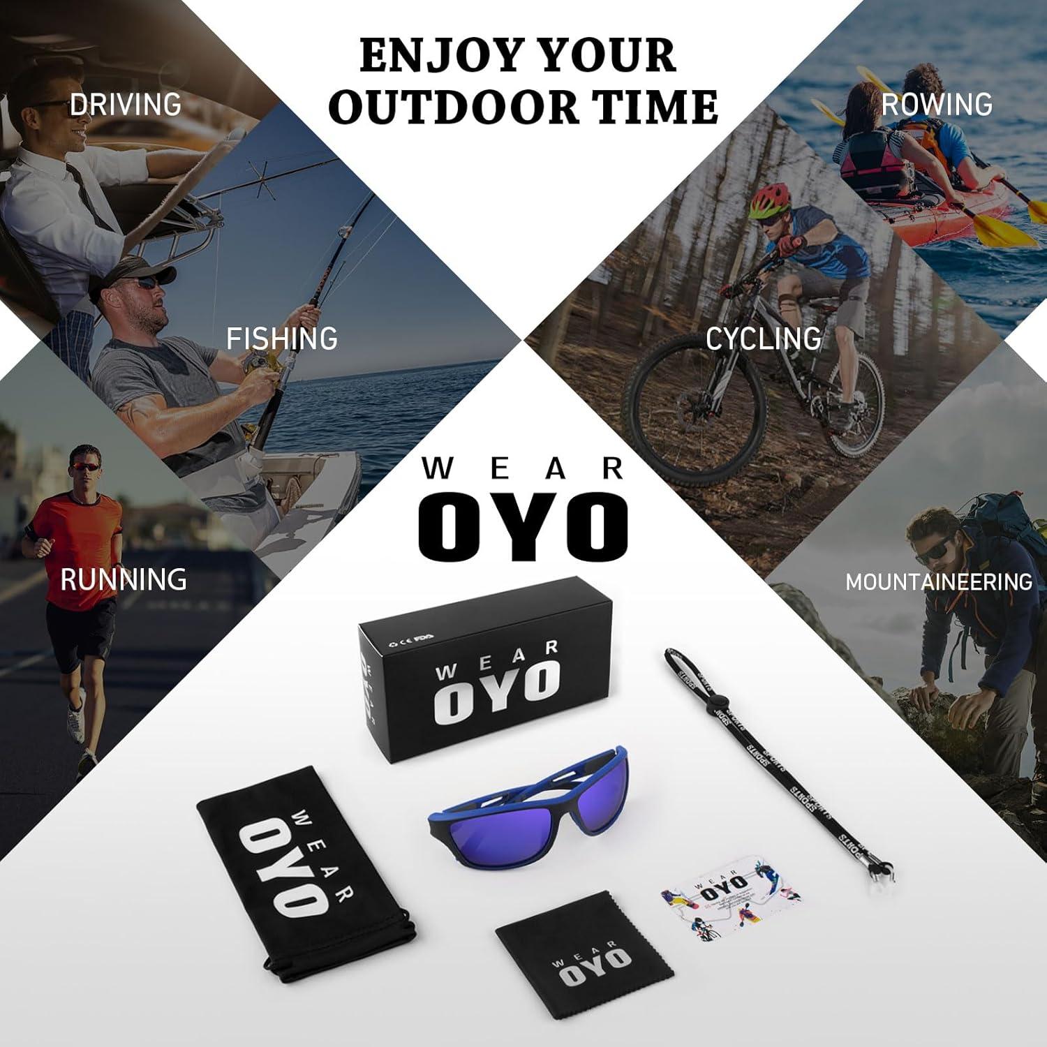 Gafas de sol deportivas WEAROYO polarizadas UV400