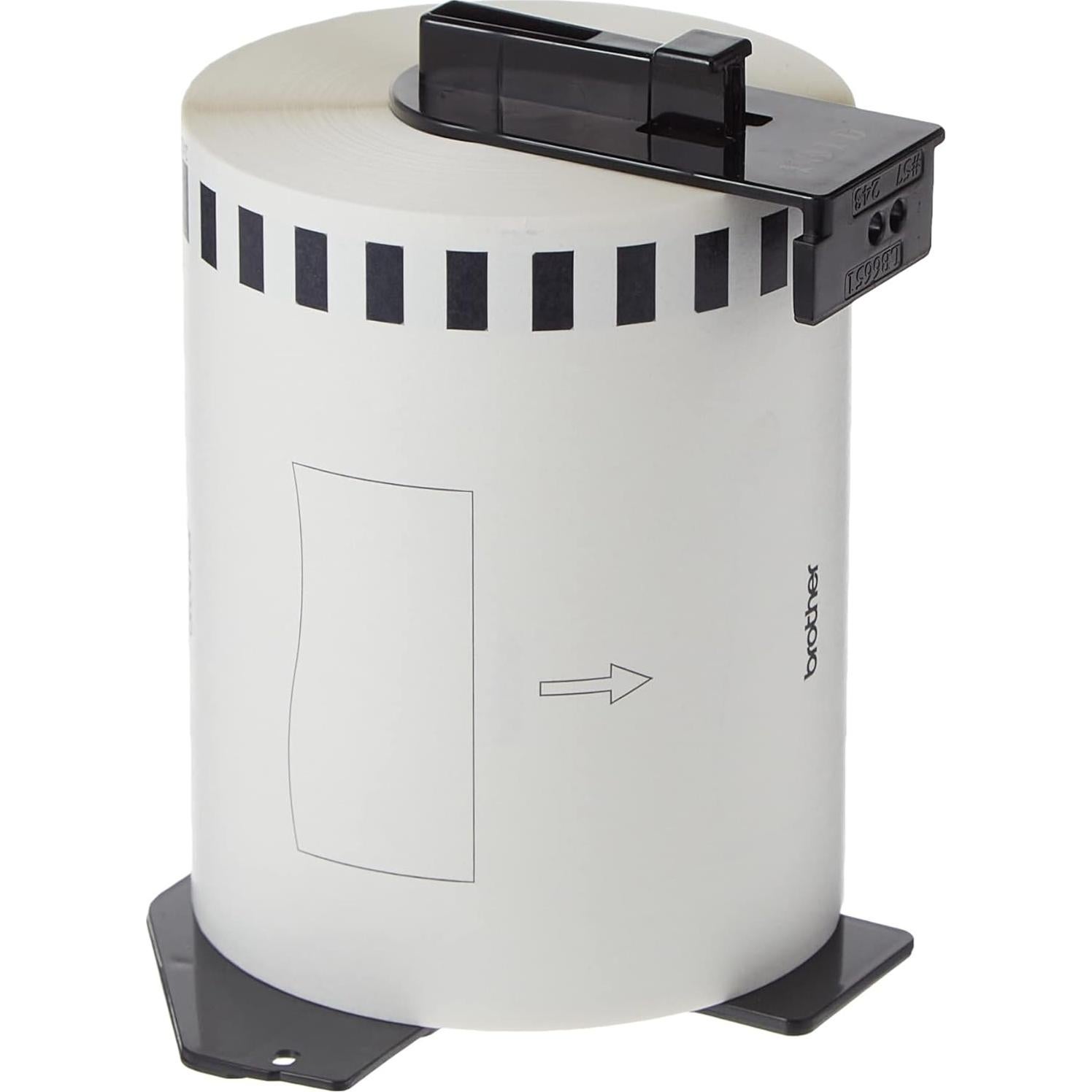 Cinta de papel continua Brother DK-2243 10.16cm x 30.4m negra