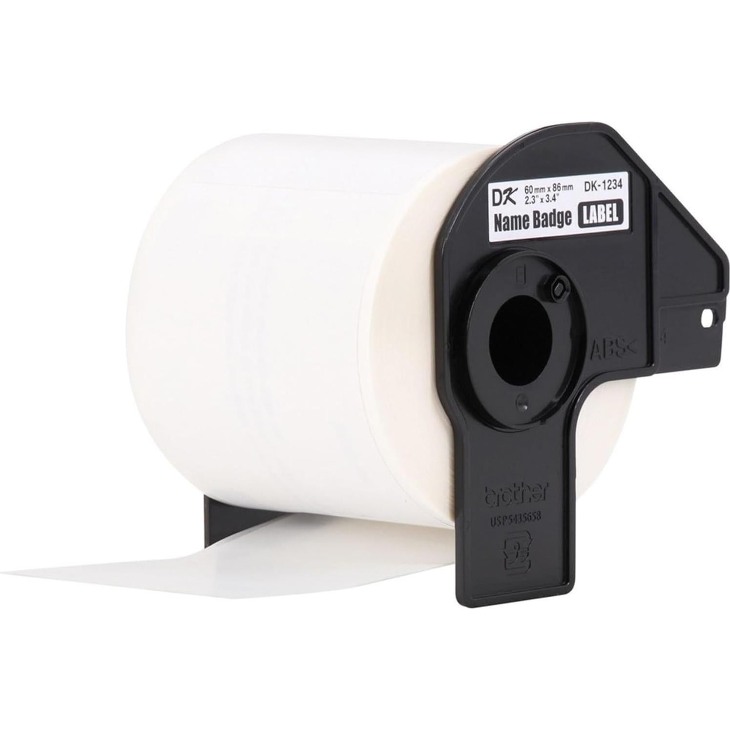 Etiquetas adhesivas Brother DK-12343PK, 60x86 mm, 3 rollos