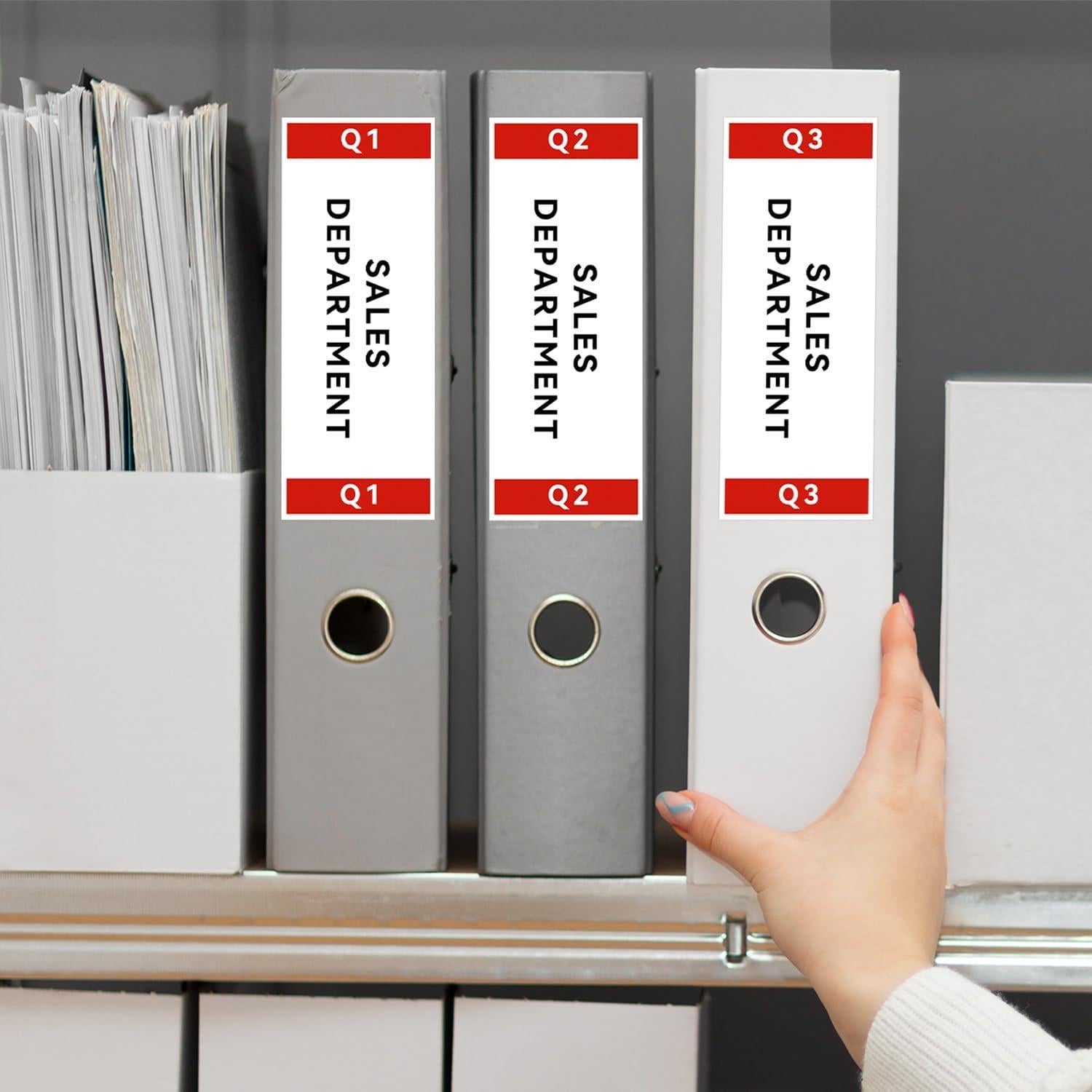 6 Rollos Etiquetas Continuas Anycolor DK-2251 62mm x 15.24m