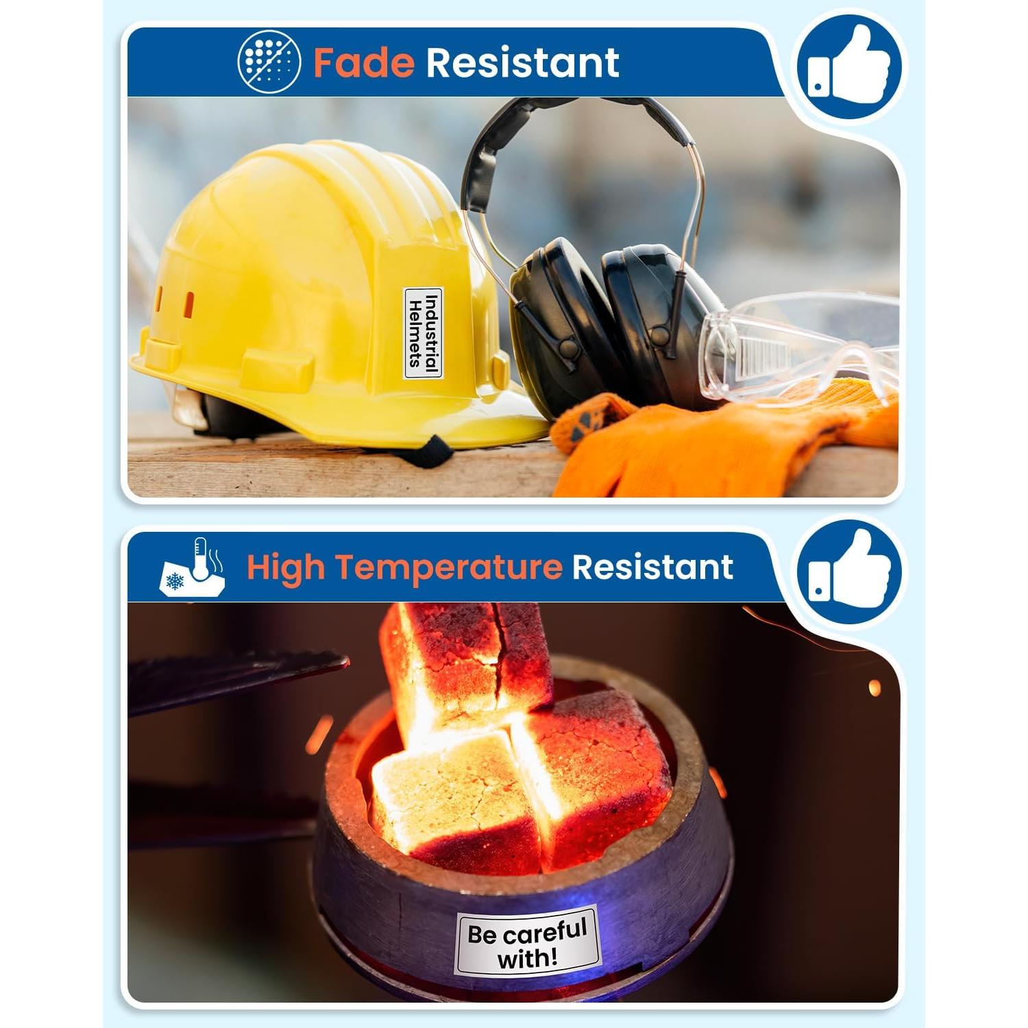 Cinta de Etiquetadora Labelife TZe-251 24mm Blanca 10 Pack