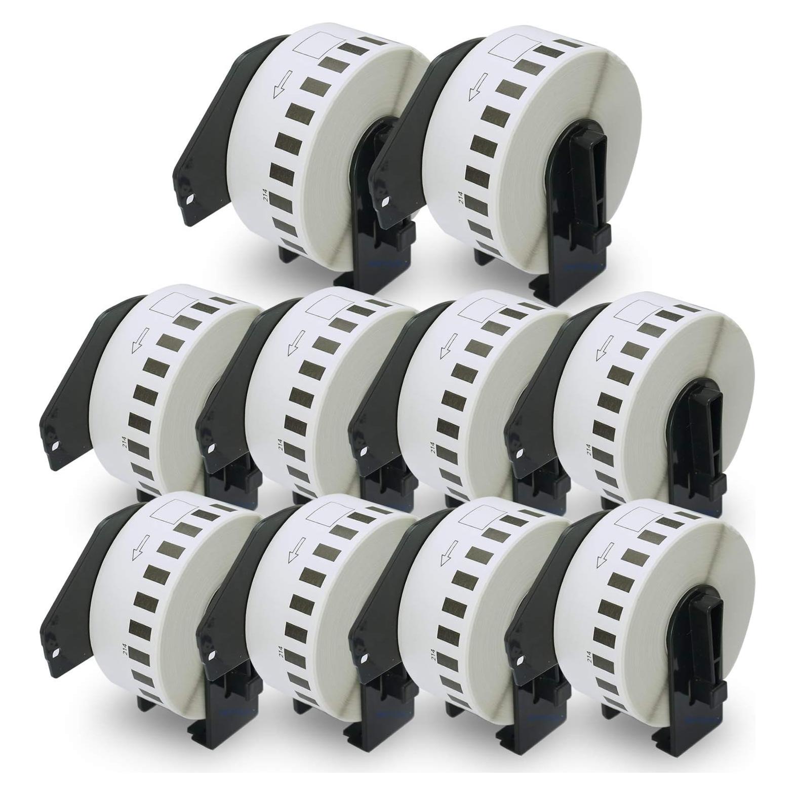 Etiquetas Continuas BETCKEY DK-2214 12mm x 30.48m - 10 Rollos