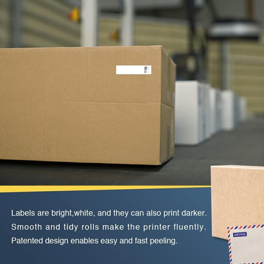 Etiquetas Continuas BETCKEY DK-2214 12mm x 30.48m - 10 Rollos