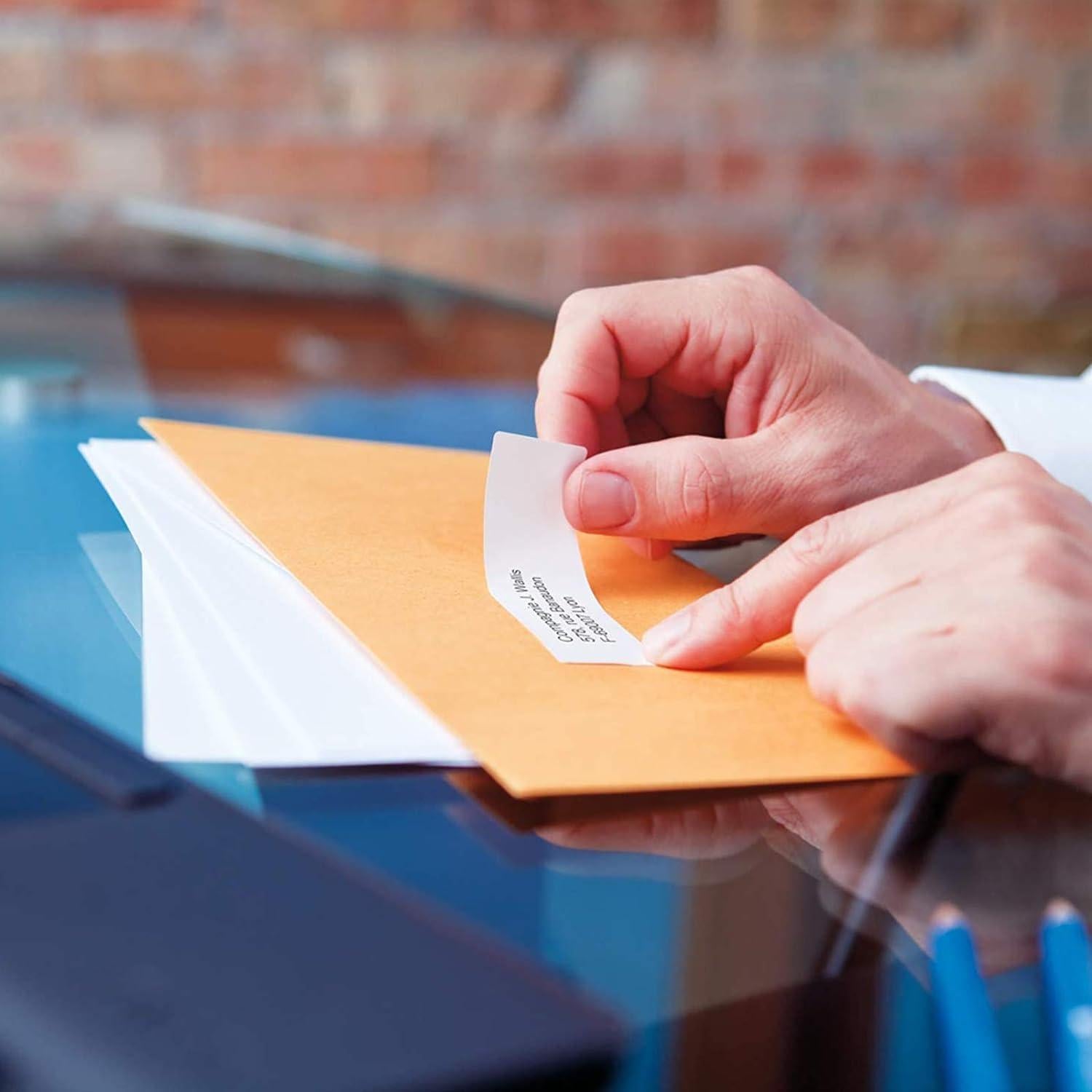 12 Rollos Etiquetas de Dirección Printholic DK-1201 29mm x 90mm