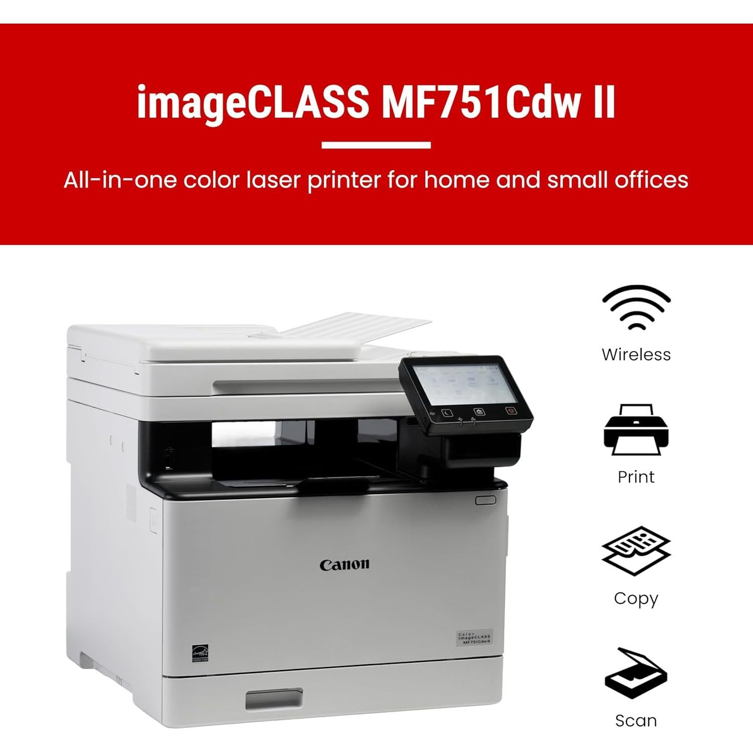 Impresora láser multifuncional Canon imageCLASS MF751Cdw II