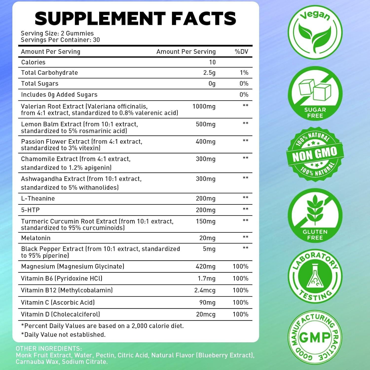 Gomitas de Raíz de Valeriana Flyrocer 60 Unidades Sabor Arándano