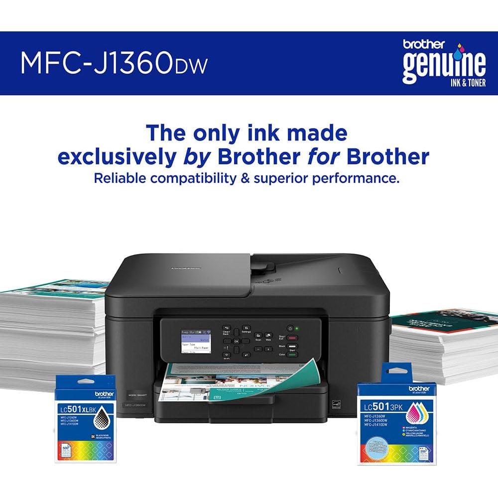 Impresora Todo-en-Uno Brother MFC-J1360DW Inalámbrica Color