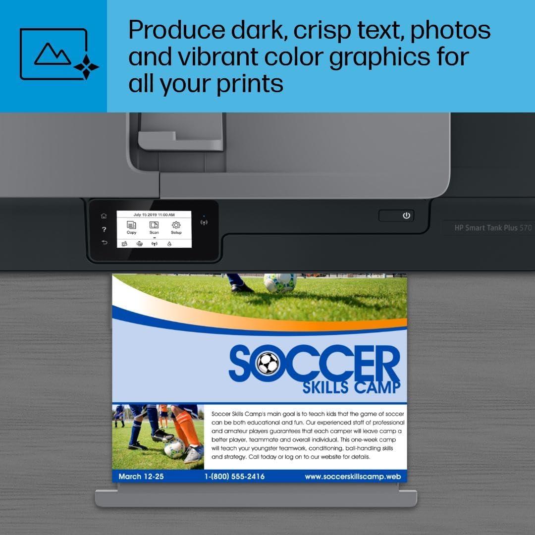 Impresora Todo-en-Uno HP Smart Tank Plus 570 Inalámbrica