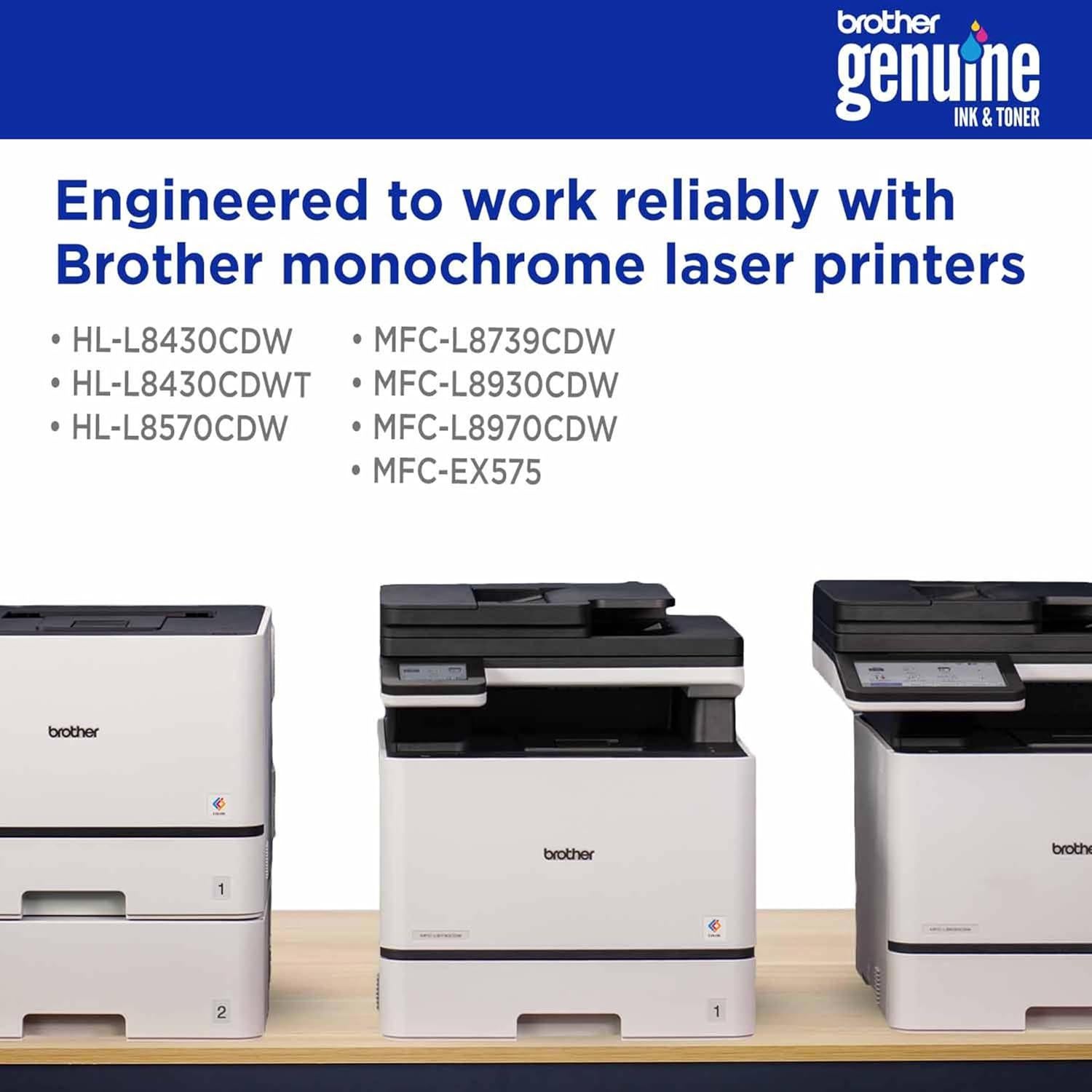 Cartucho de Tóner Amarillo Brother TN635XLY Alta Capacidad