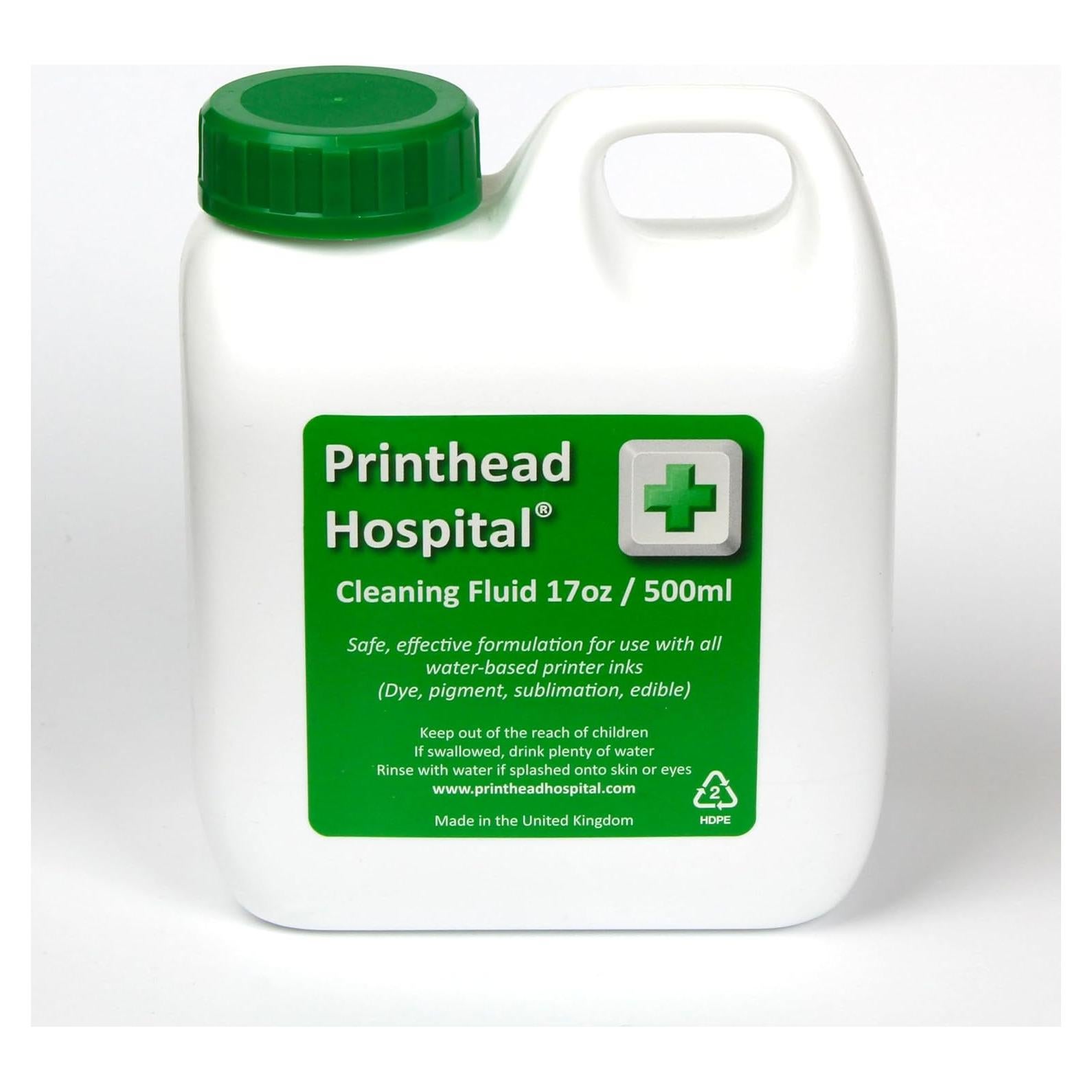Líquido de limpieza para impresoras Epson, Canon, Brother, HP 500ml