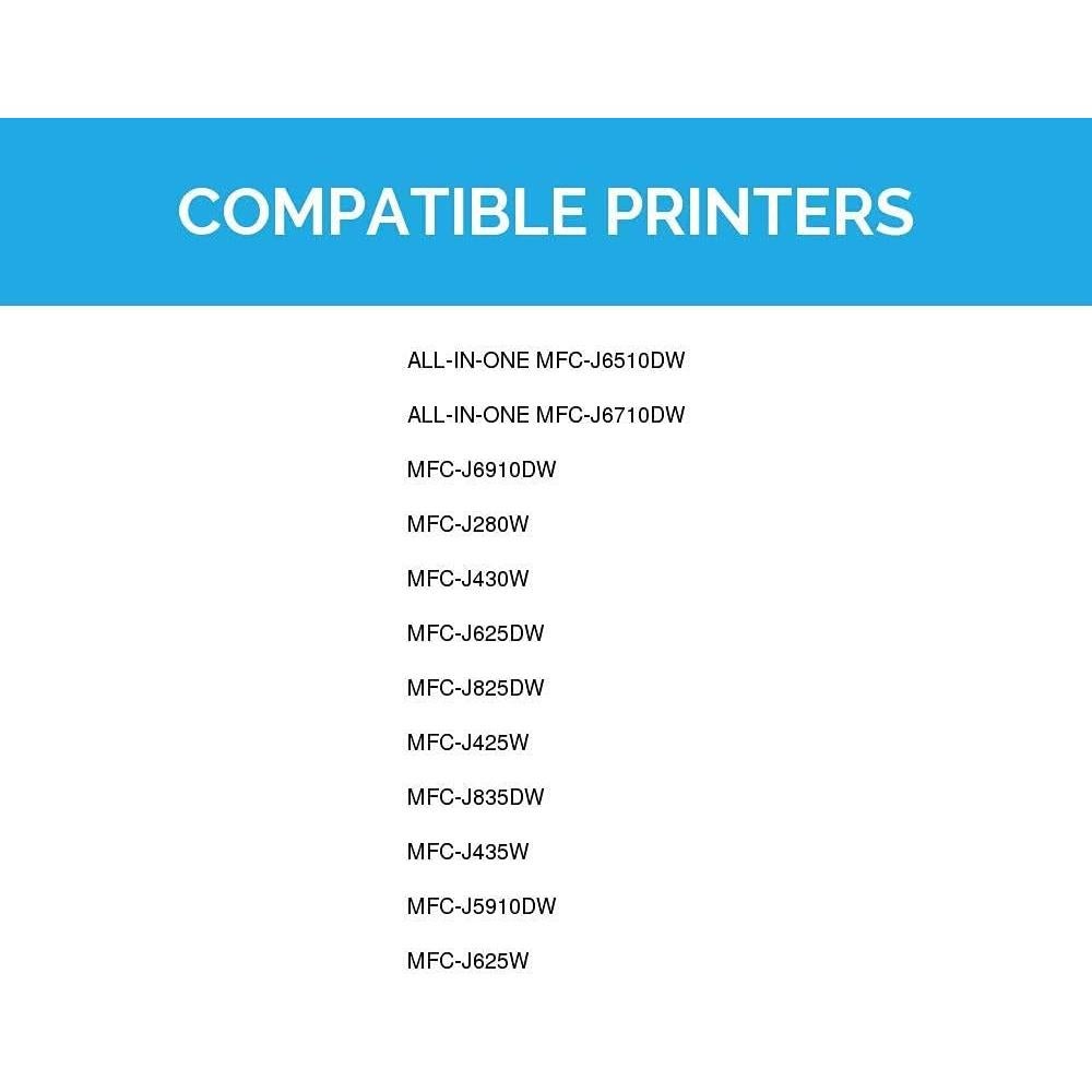 Cartucho de tinta compatible LD para Brother LC75 - 6 unidades
