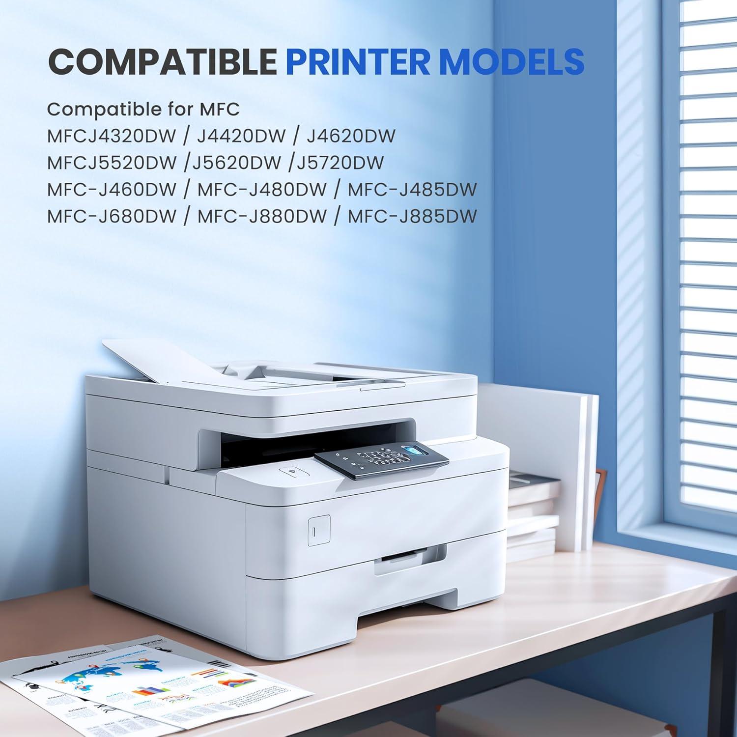 Cartuchos de tinta compatibles Brother LC203XL 4 colores