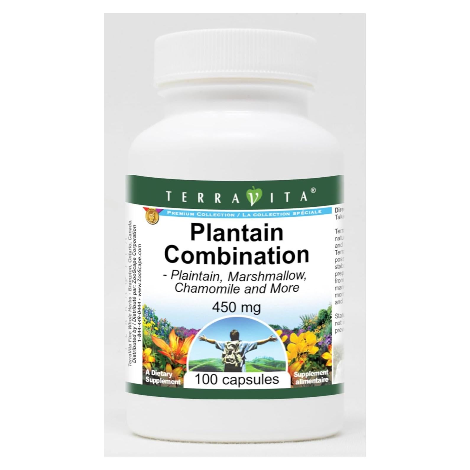 Suplemento de Plátano TerraVita - 450 mg - 100 Cápsulas x 3