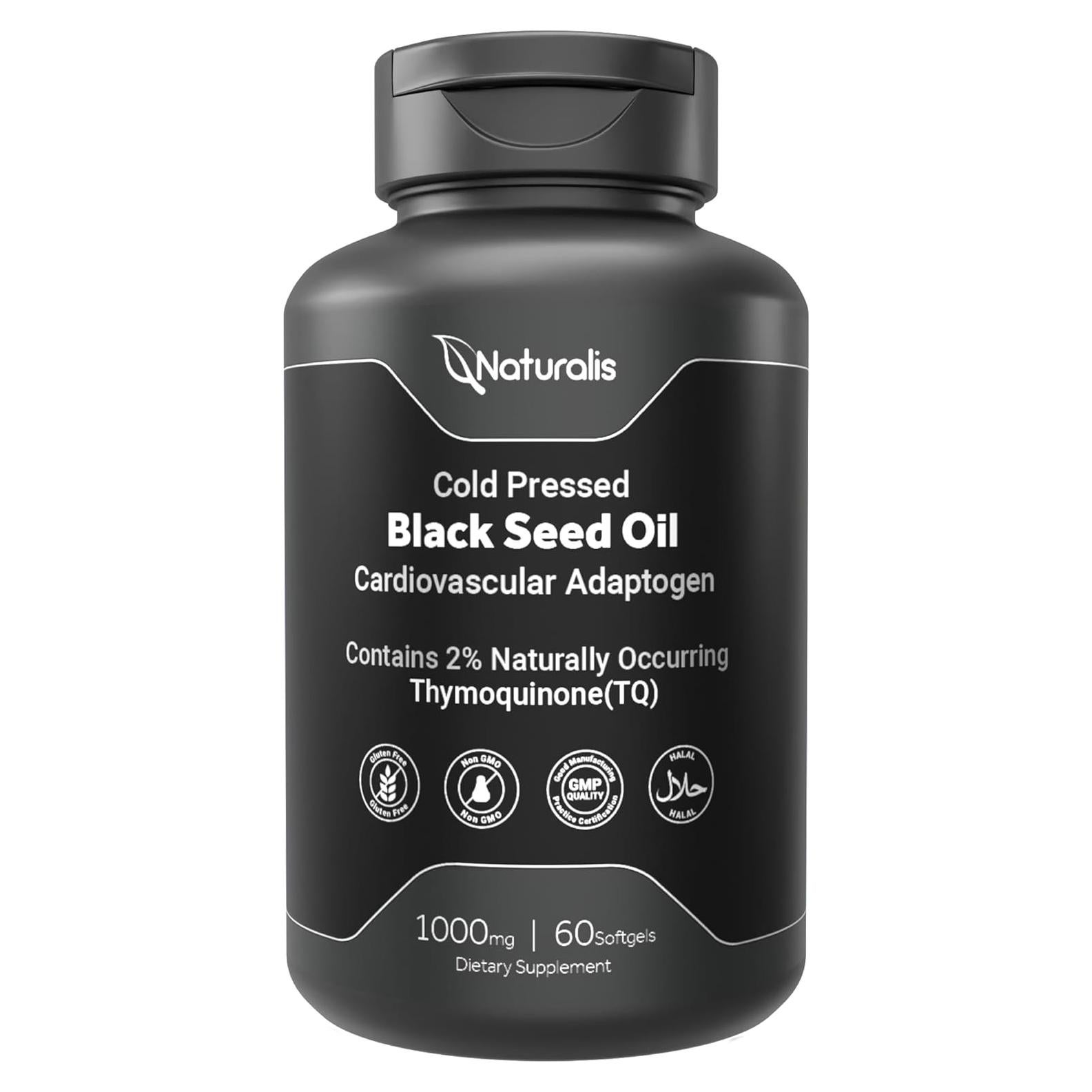 Aceite de Semilla Negra Naturalis 1000mg 60 Gelatinas Blandas