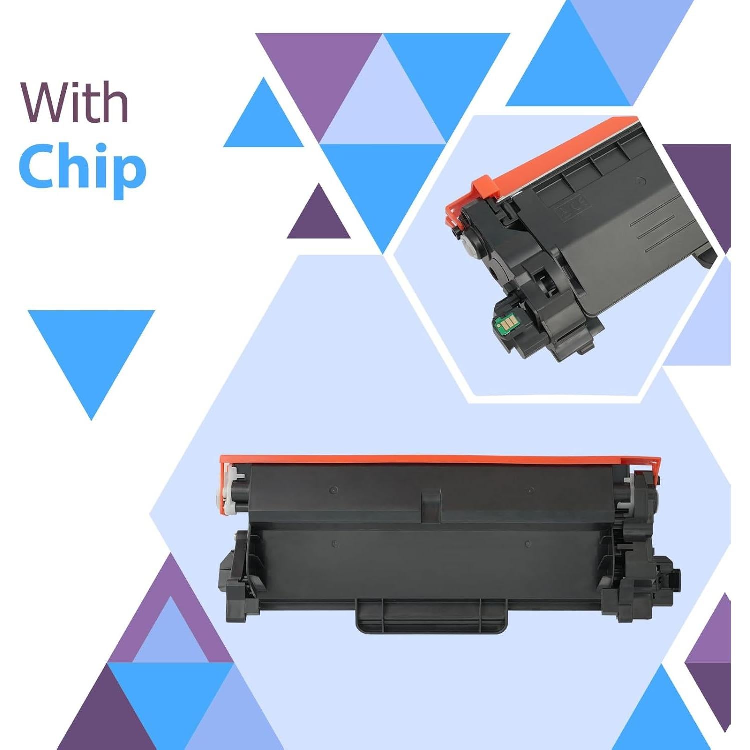 Tóner Negro Inkalfa TN830XL para Brother HL-L2460DW - 4 Unidades