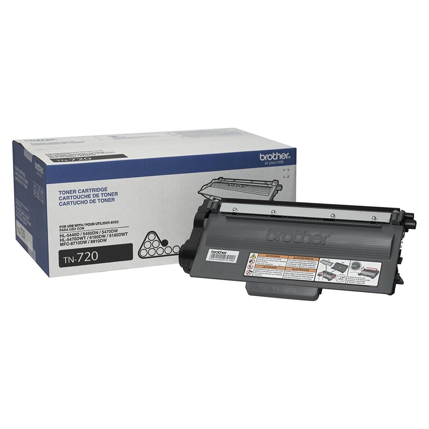 Cartucho de tóner láser negro Brother TN-720 2-Pack 3000p