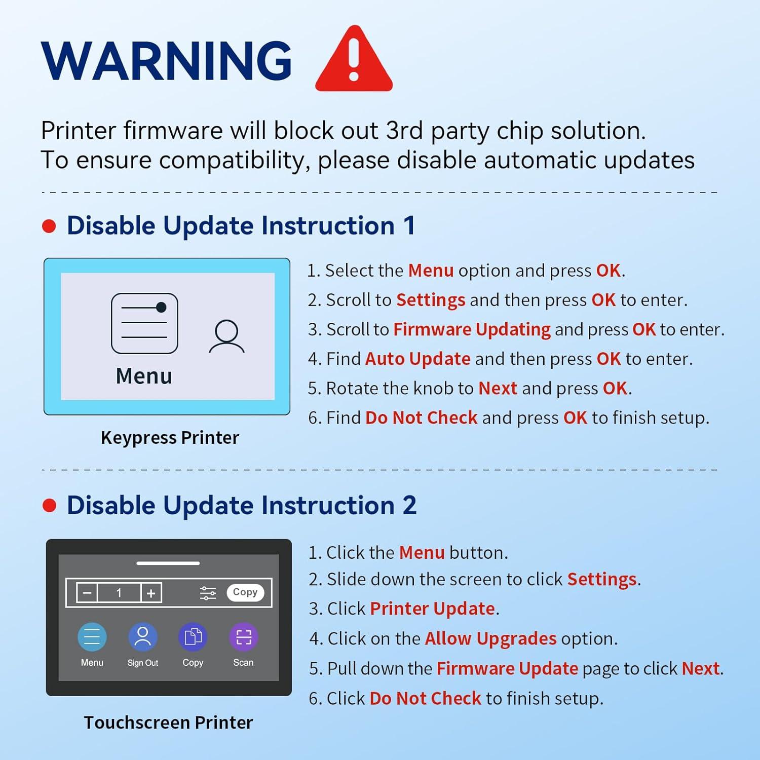 Cartuchos de tóner 218X TEINO Paquete de 4 con chip para HP