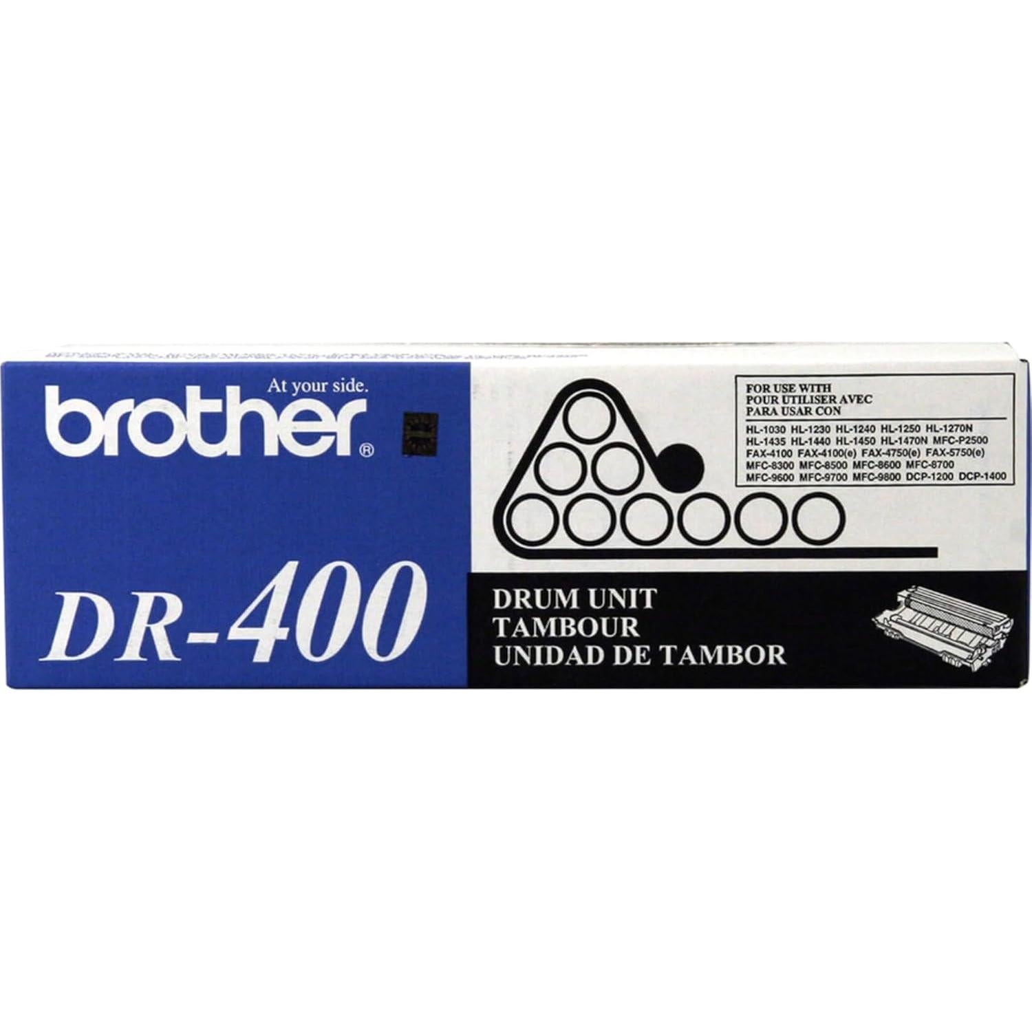 Cartucho de Tambor Brother DR400 - Negro, Rinde 20,000 Páginas