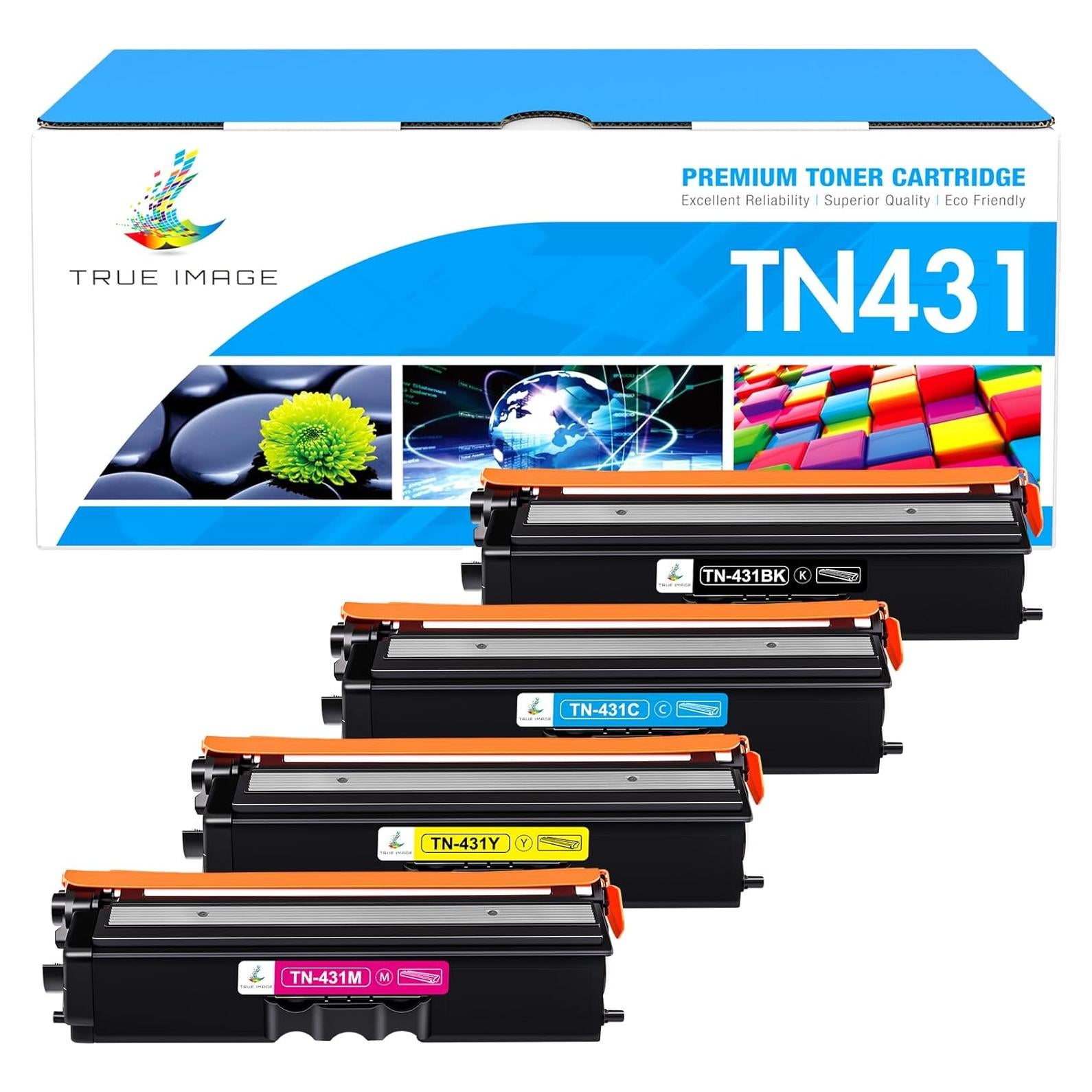 Cartucho de Tóner Compatible Brother TN431 Paquete de 4 Colores