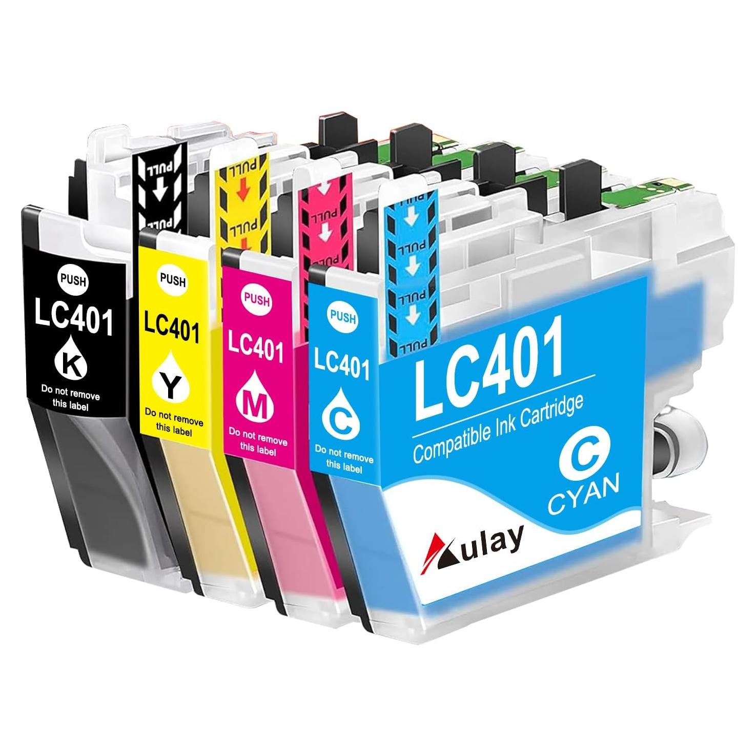 Cartuchos de tinta compatibles Brother LC401 - 4 Pack