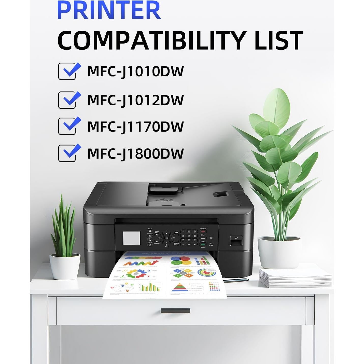 Cartuchos de tinta myCartridge LC401XL para Brother - 5 Pack