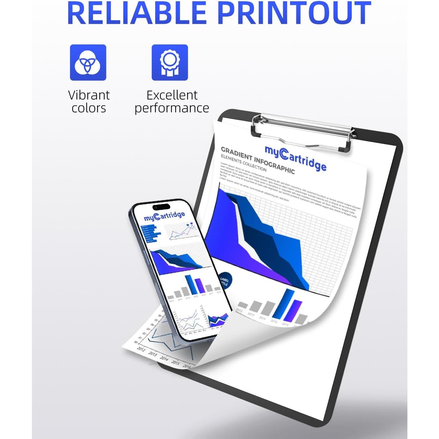 Cartuchos de tinta myCartridge LC401XL para Brother - 5 Pack