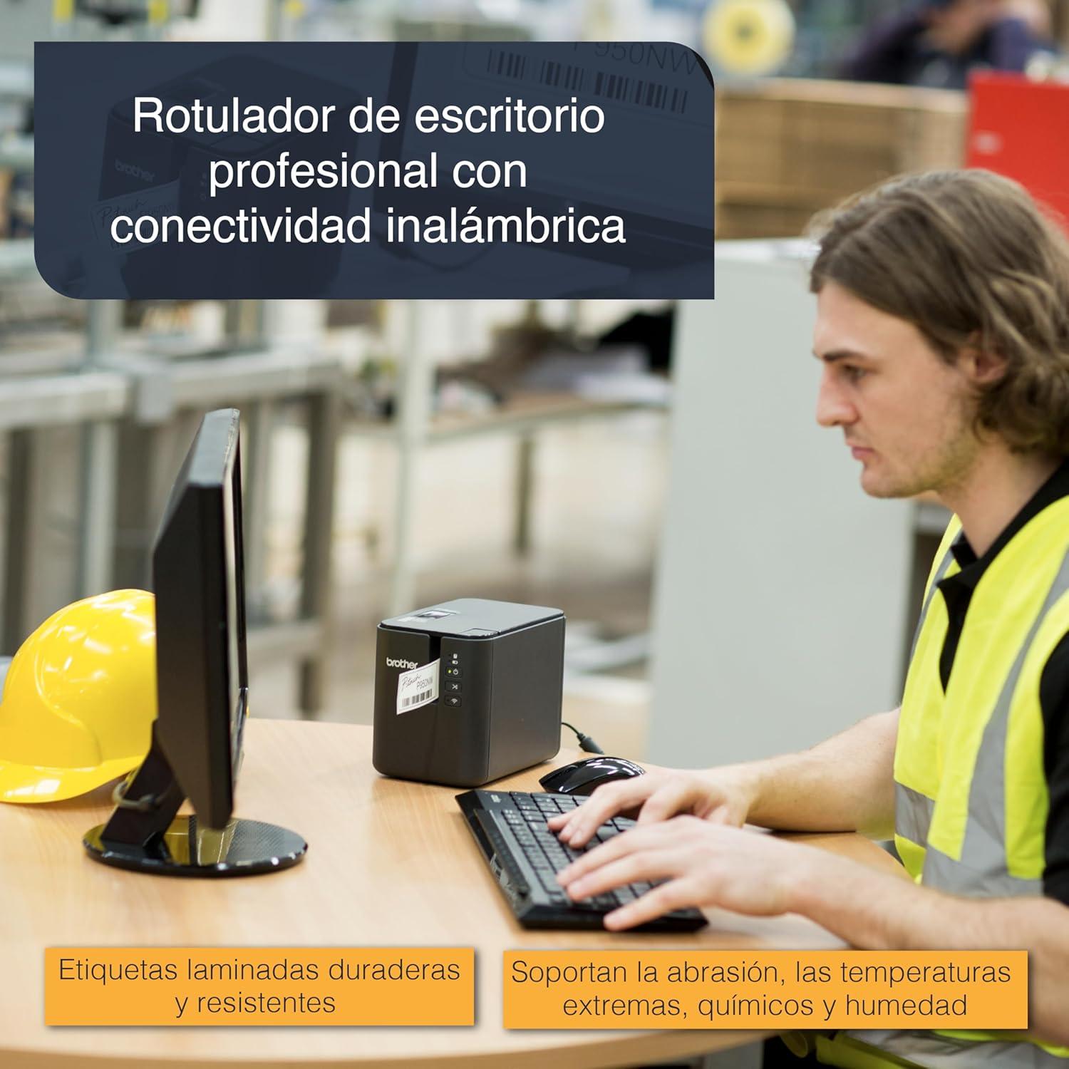 Impresora de Etiquetas Inalámbrica Brother PT-P950NW 1.5 kg