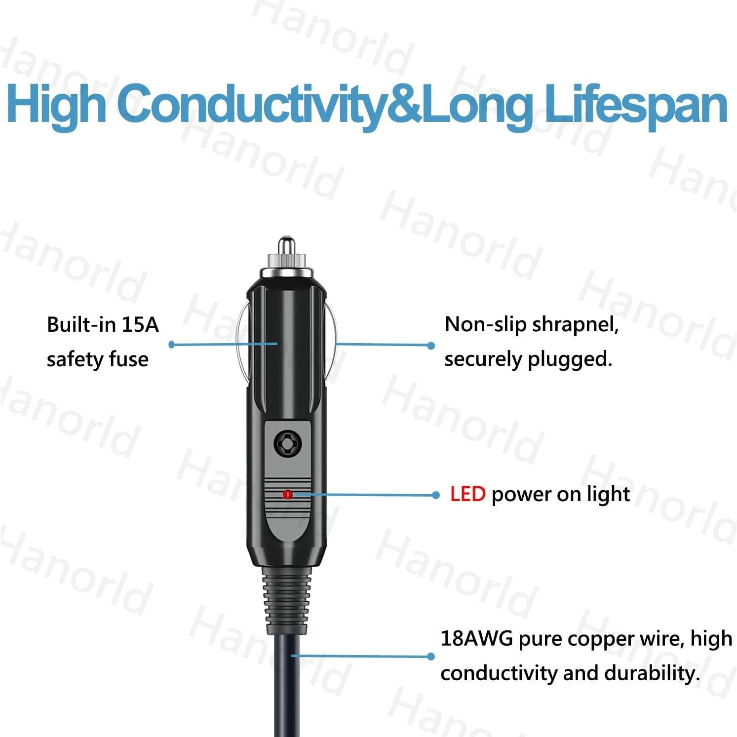 Cargador de coche Hanorld para impresora Brother Pocketjet