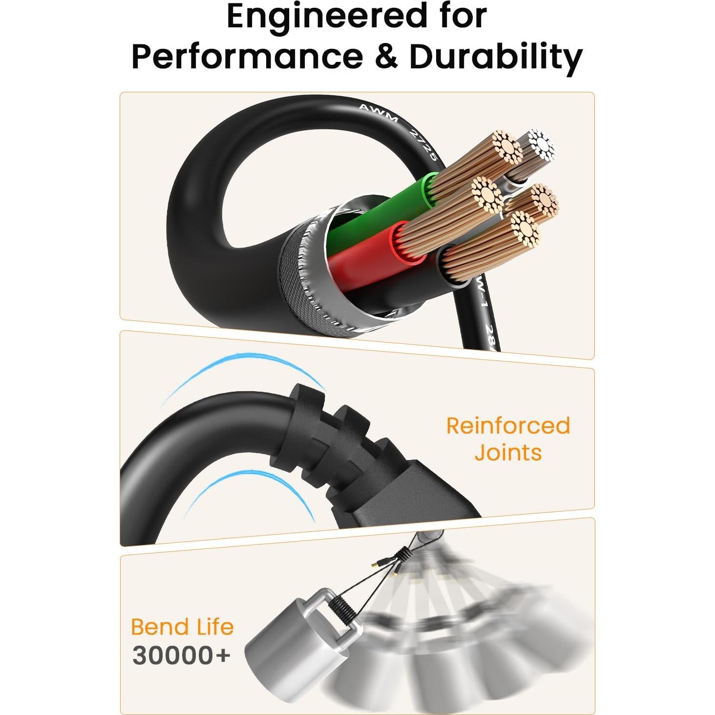 Cable USB A a B 2.0 Voyorti 1.52m para impresora y escáner