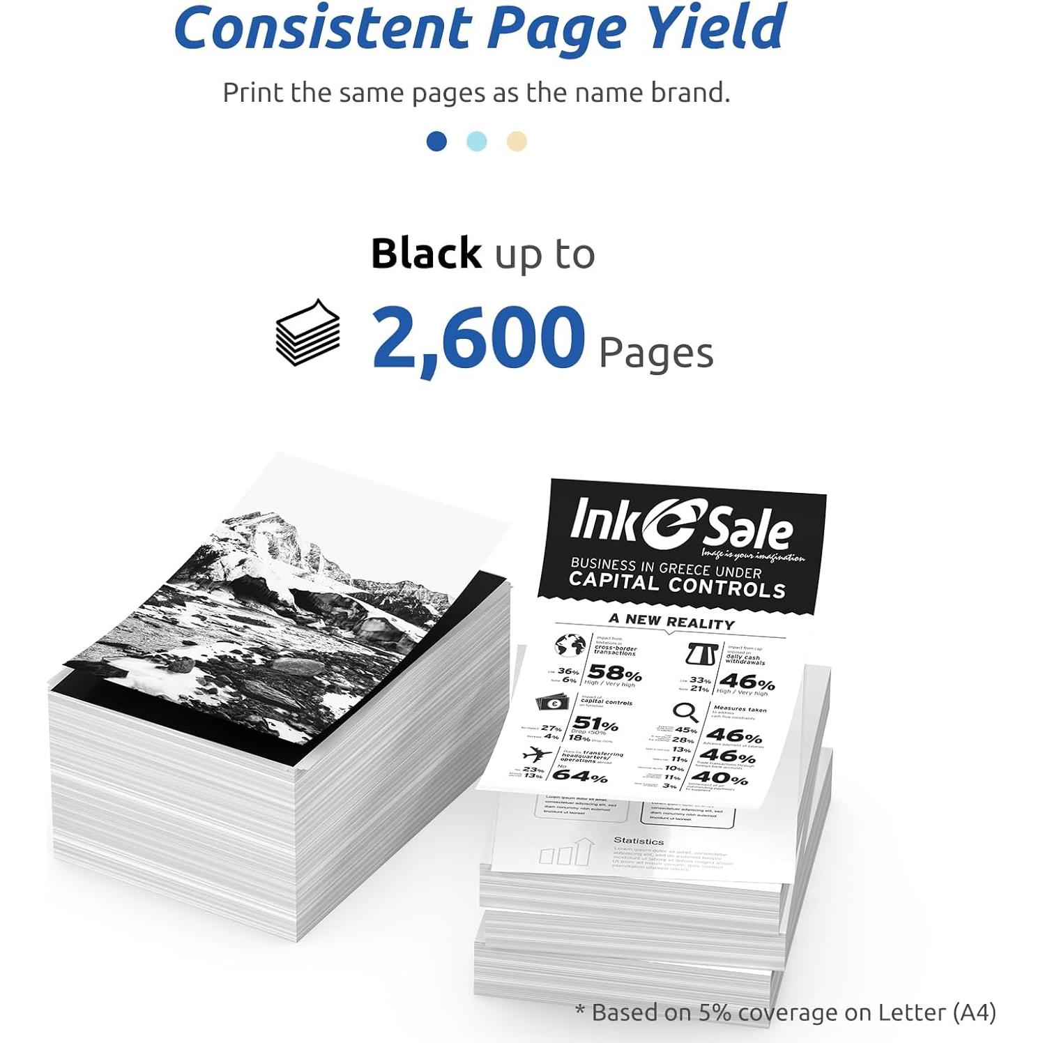 Cartucho de tóner negro alto rendimiento Ink E-Sale TN450 4PK