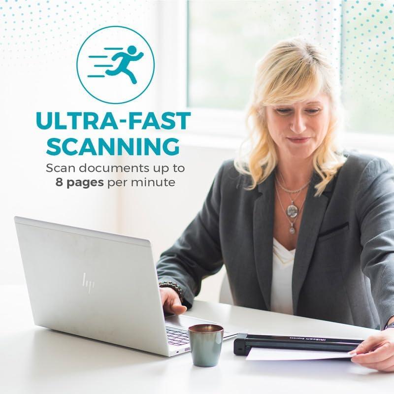 Escáner Portátil IRIScan Express v4 8PPM USB - Documentos y Recibos