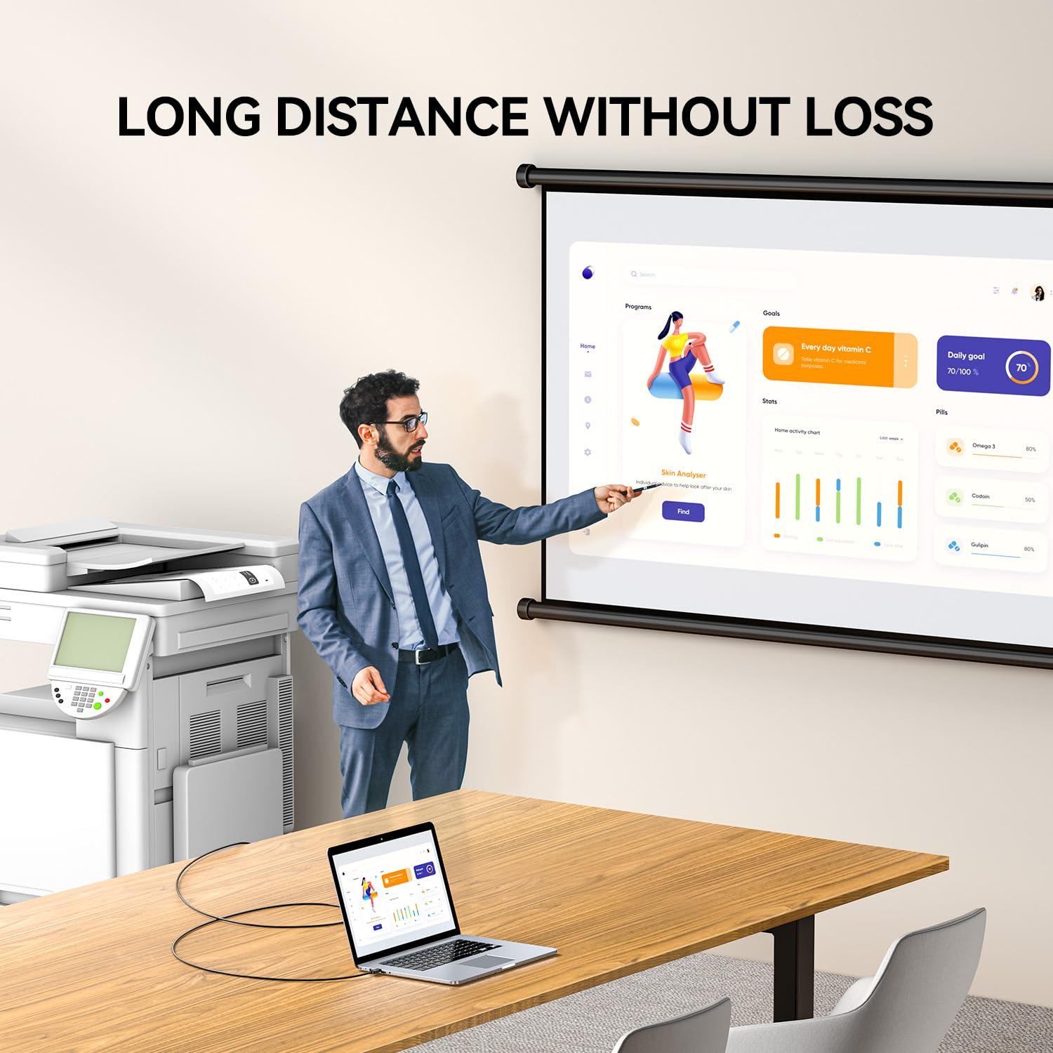 Cable de Impresora USB 2.0 SAMZHE 1.5M Alta Velocidad