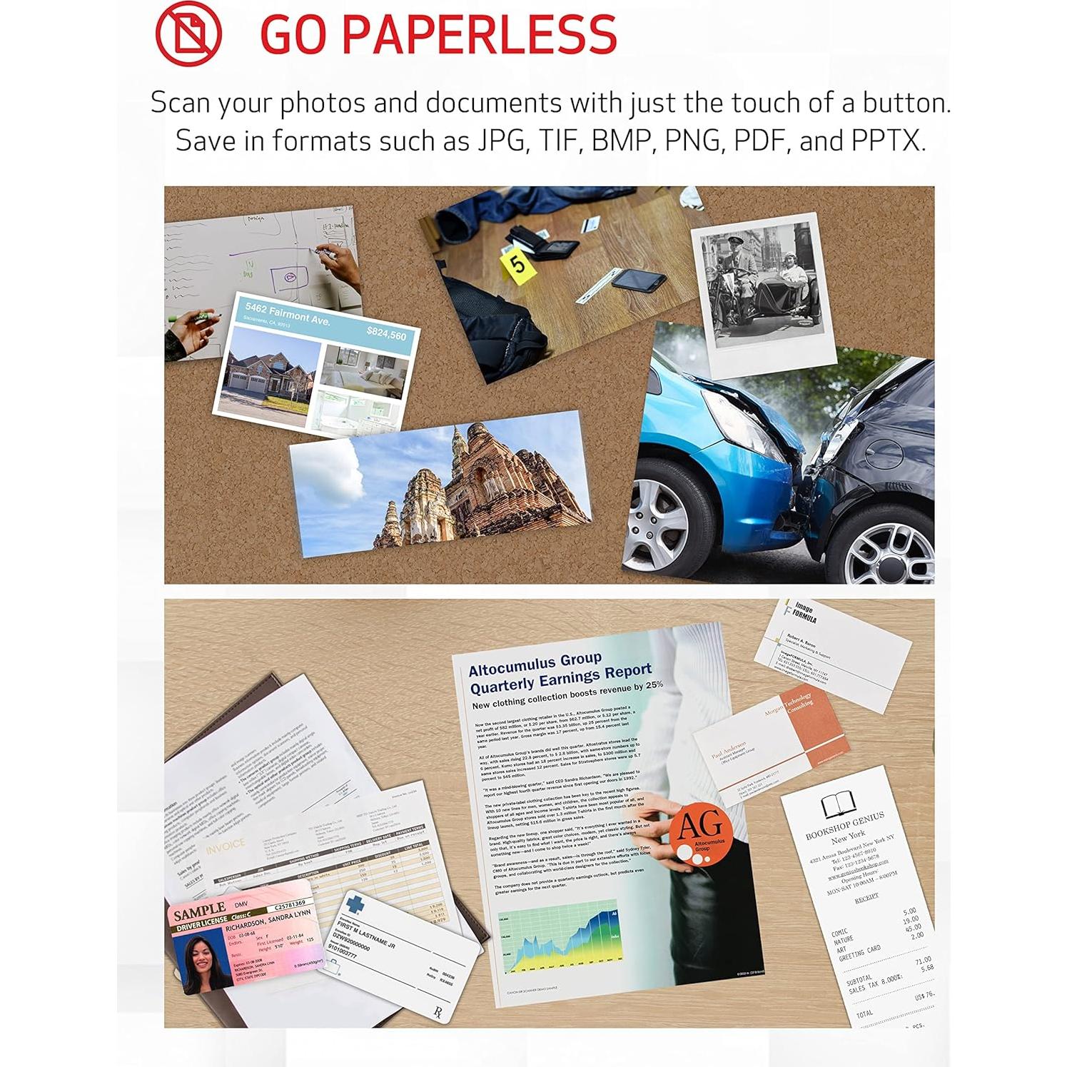 Escáner de fotos y documentos Canon imageFORMULA RS40 USB