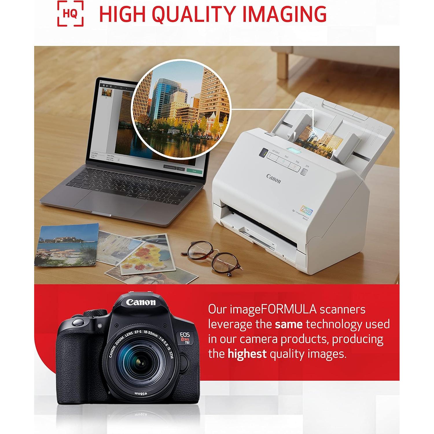 Escáner de fotos y documentos Canon imageFORMULA RS40 USB