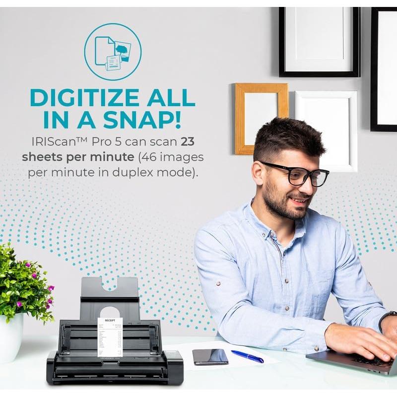 Escáner de Documentos IRIScan Pro Duplex 20PPM ADF USB