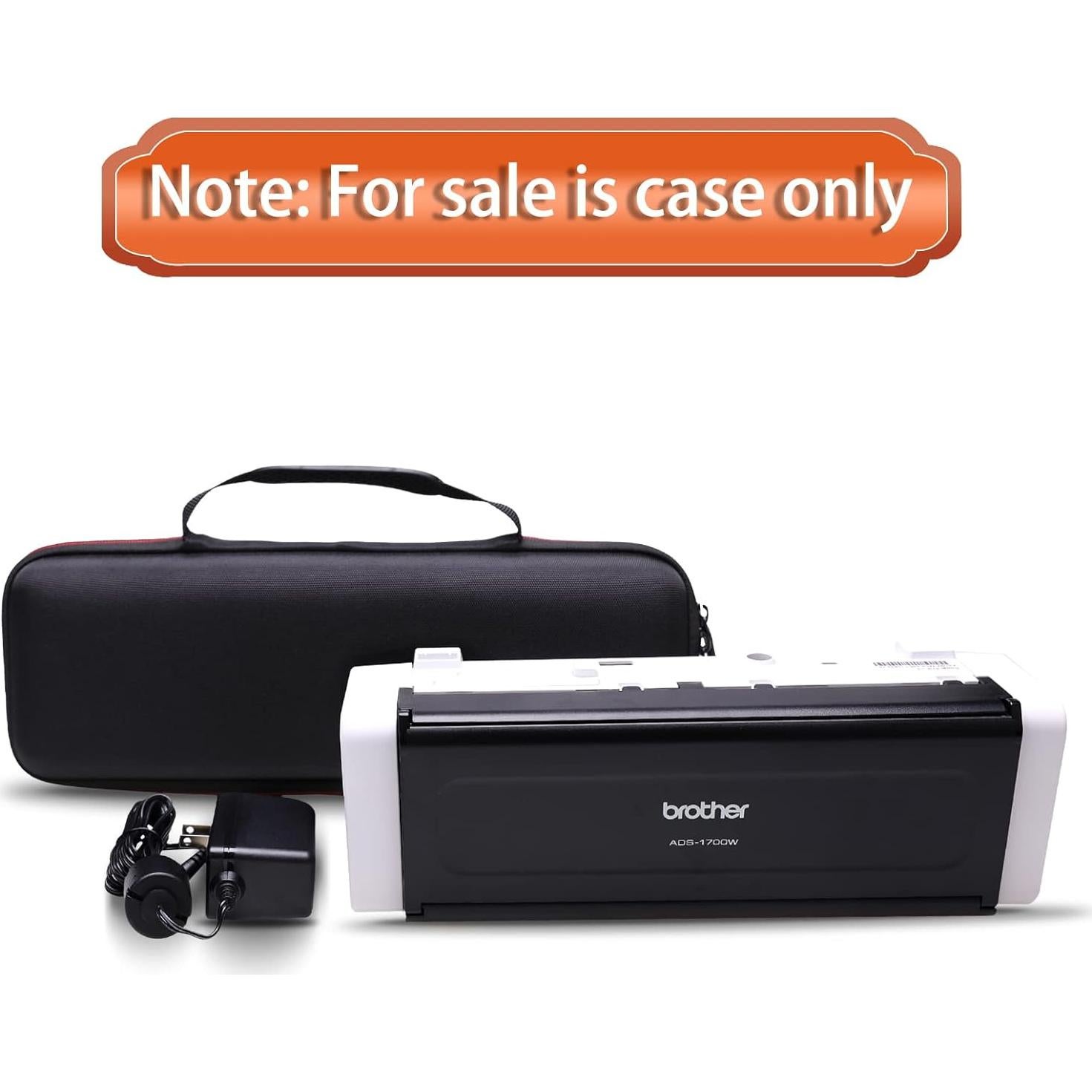 Funda Dura LTGEM para Escáner Brother ADS-1700W/1800W - Protección Viaje