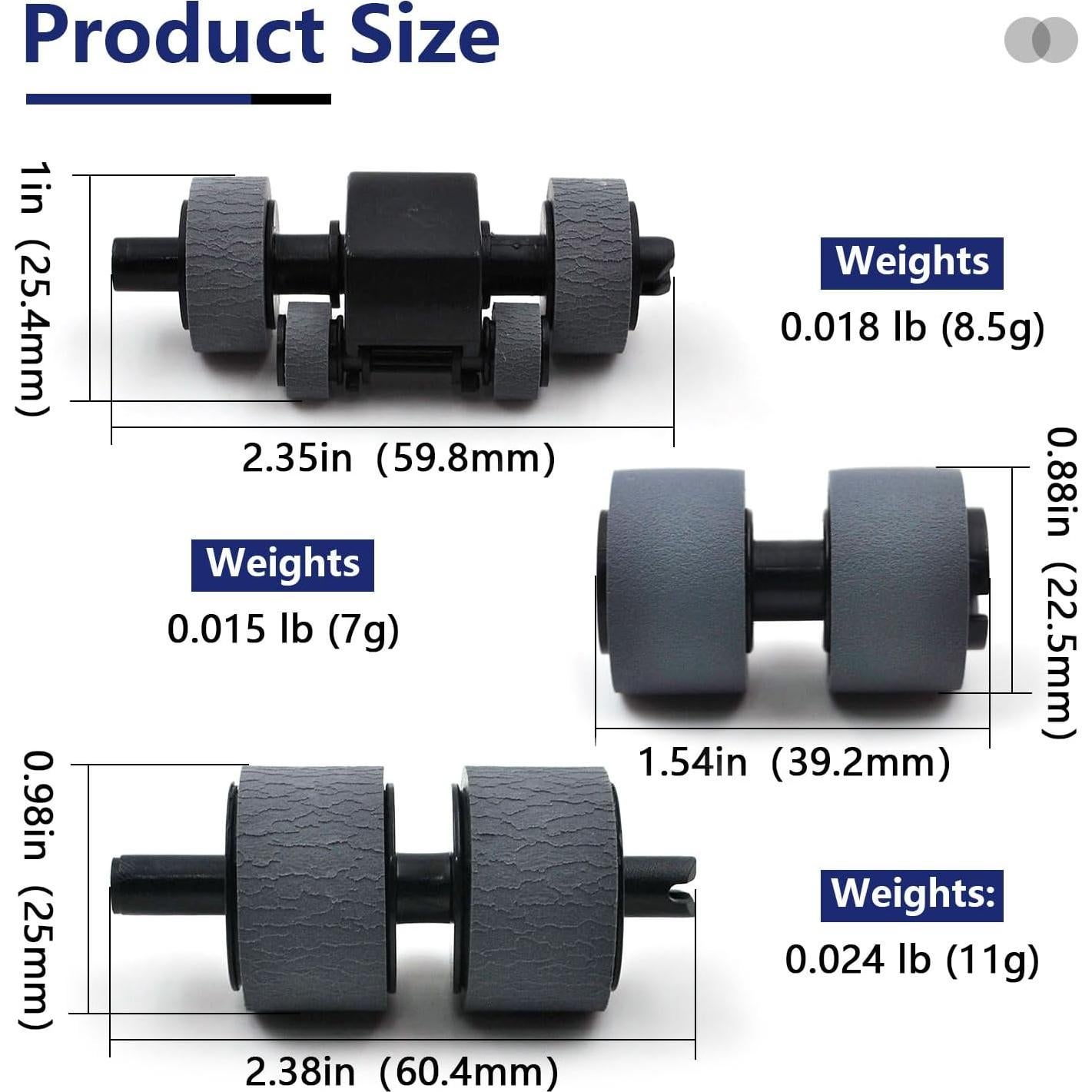Kit de Rodillos de Separación y Freno PRK-A3001 Brother ADS