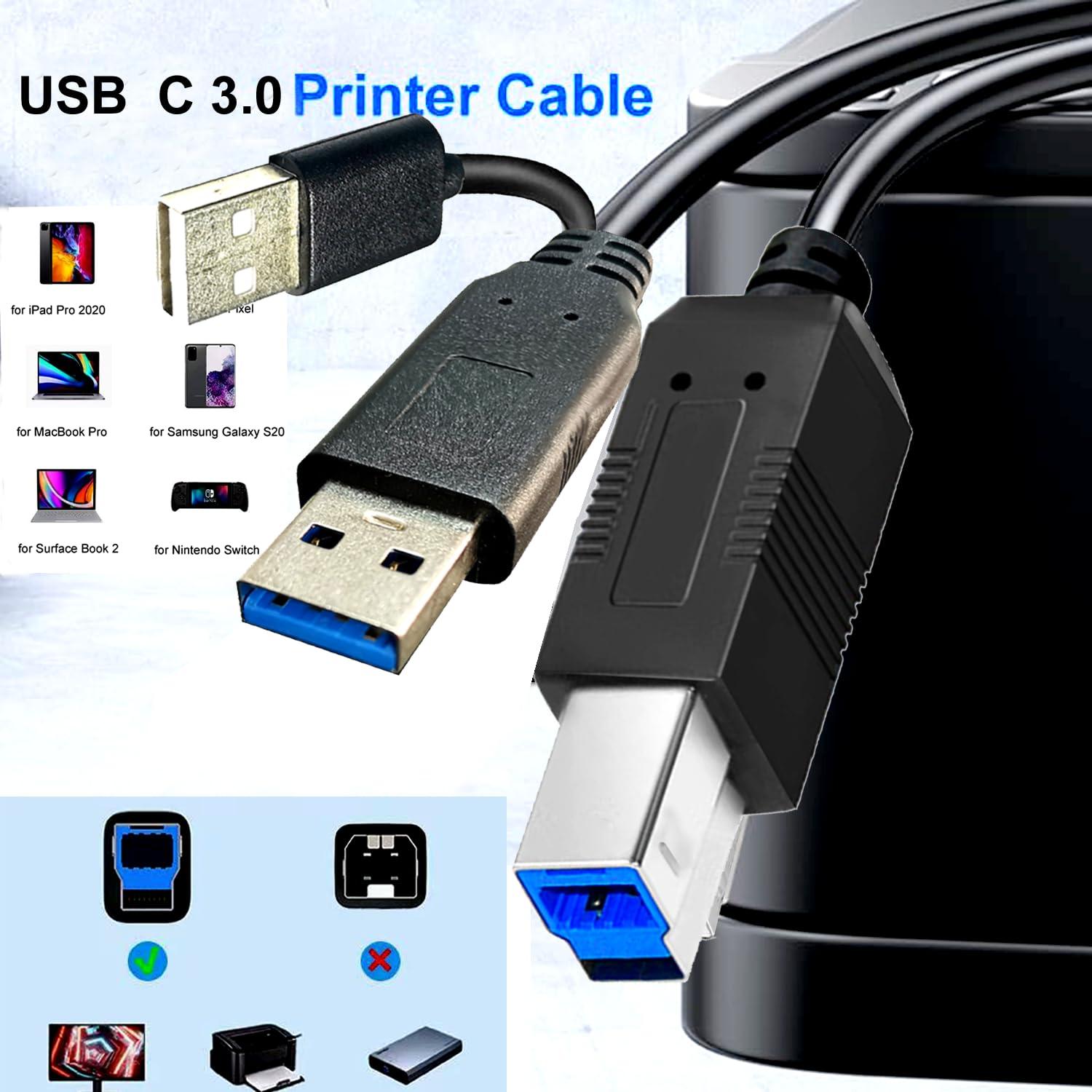 Cable USB 3.0 Lianjie 75FT A macho a B macho alta velocidad