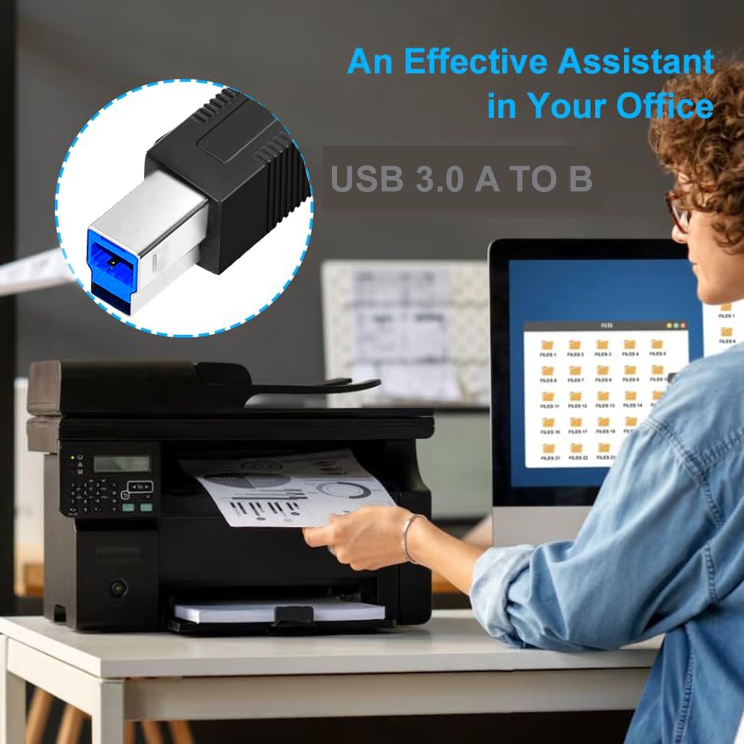 Cable USB 3.0 Lianjie 75FT A macho a B macho alta velocidad