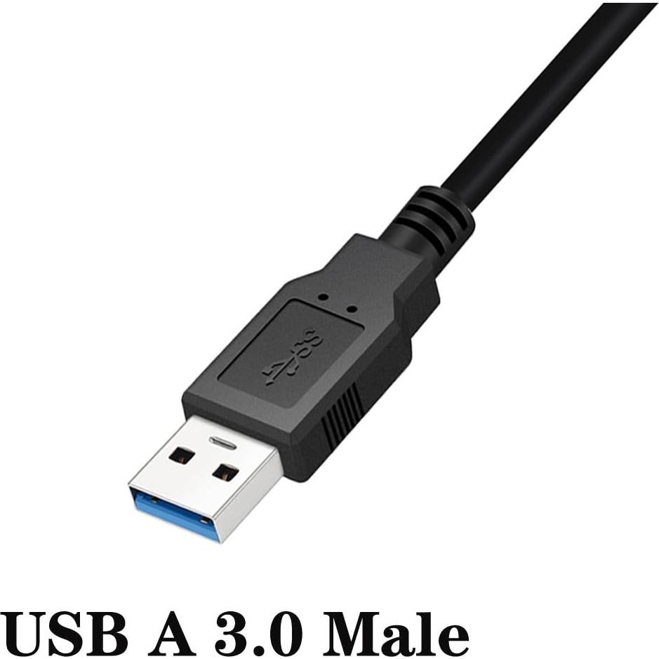 Cable USB 3.0 A macho a B macho 1.5m Shen Zhen - 90 grados