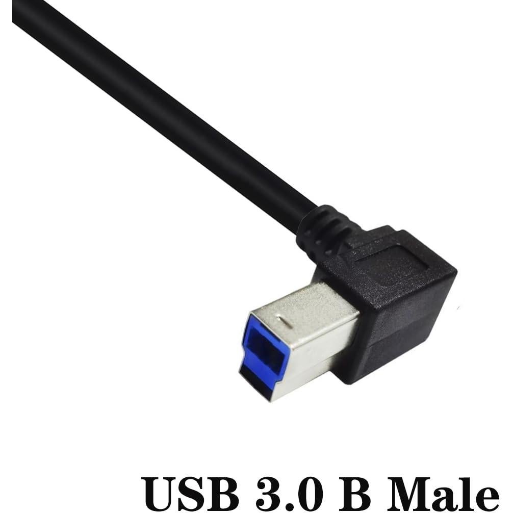 Cable USB 3.0 A macho a B macho 1.5m Shen Zhen - 90 grados