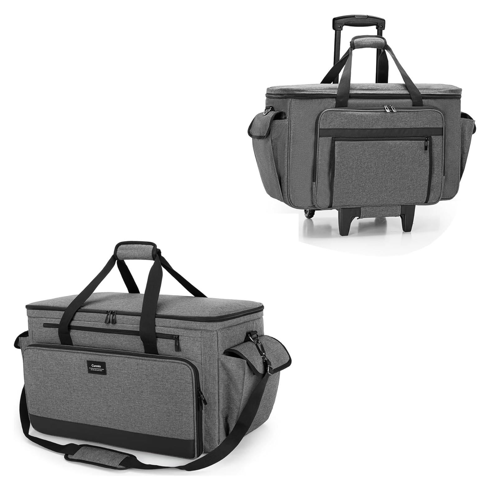 Funda CURMIO para Máquina de Coser y Bordar con Ruedas 56.4x24.1x34cm