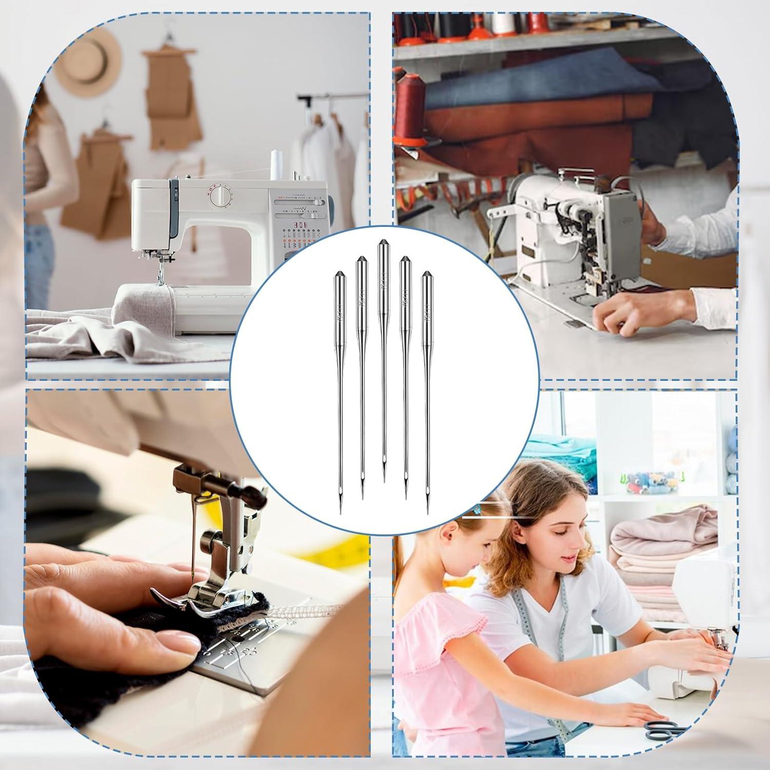 50 Agujas Universales de Coser DIVINA VITAE 75/11 Alta Resistencia