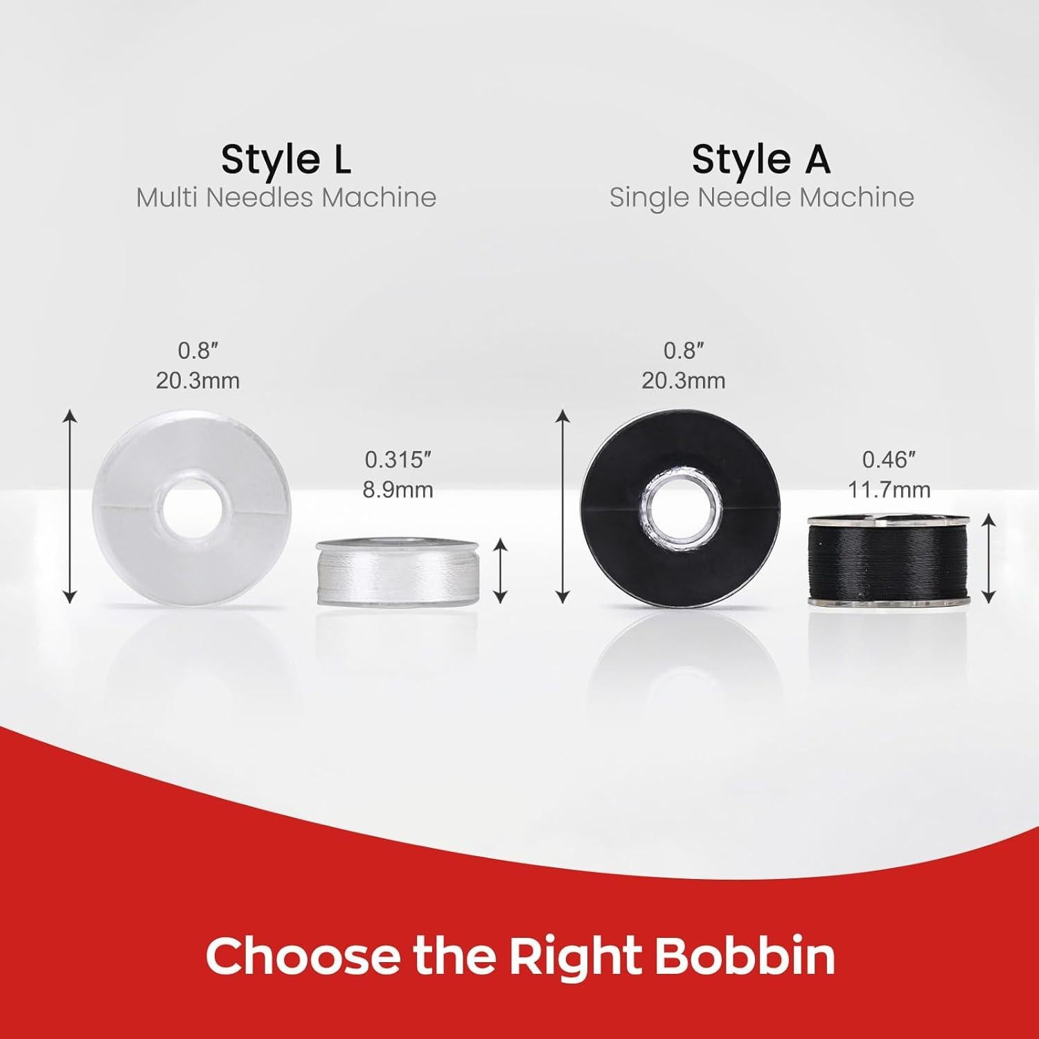 Bobinas Preenrolladas Poolin 75D L Blanco 144pcs 110 Yardas