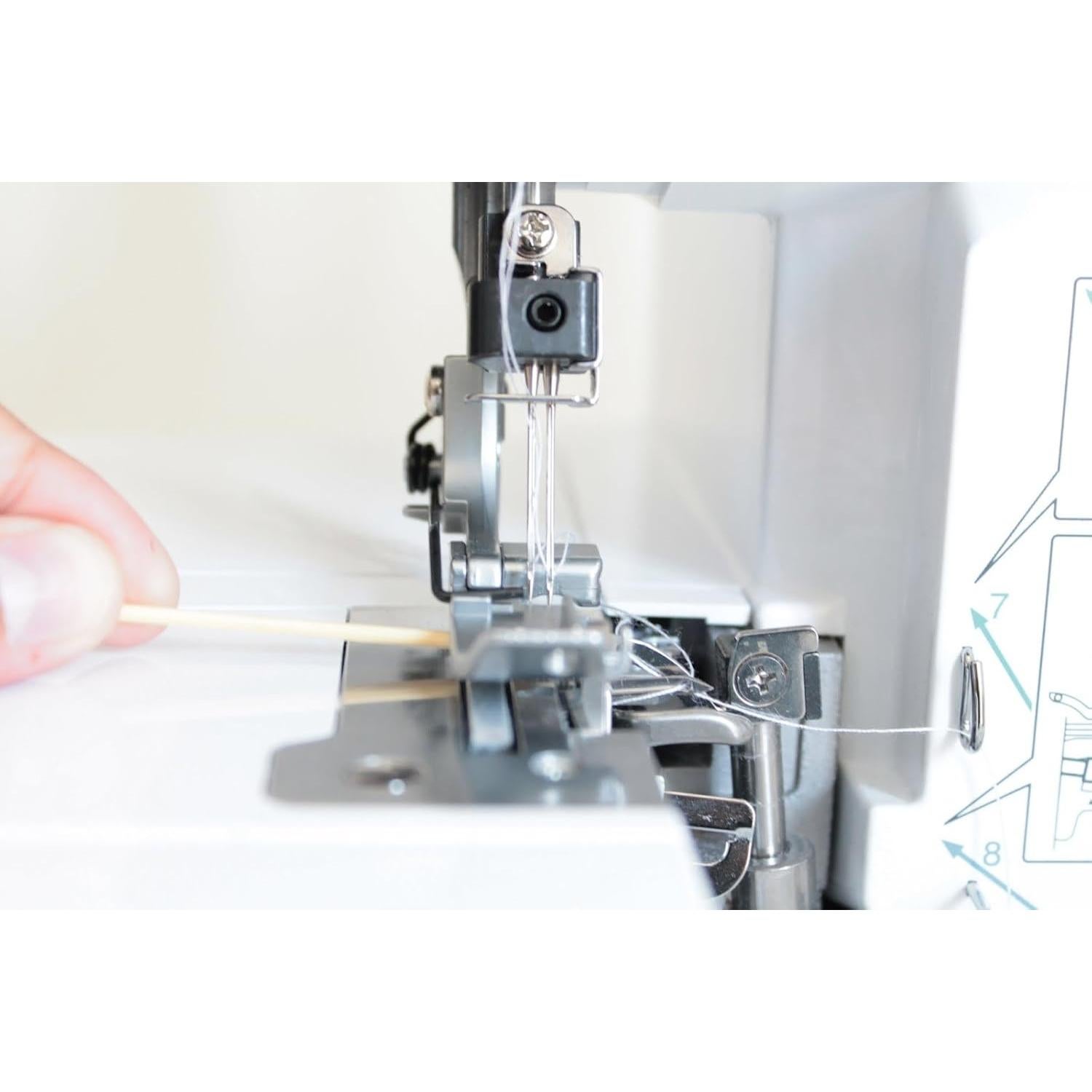 Hilo de Coser Poliester AK Trading 4 Conos 6000 Yardas Blanco