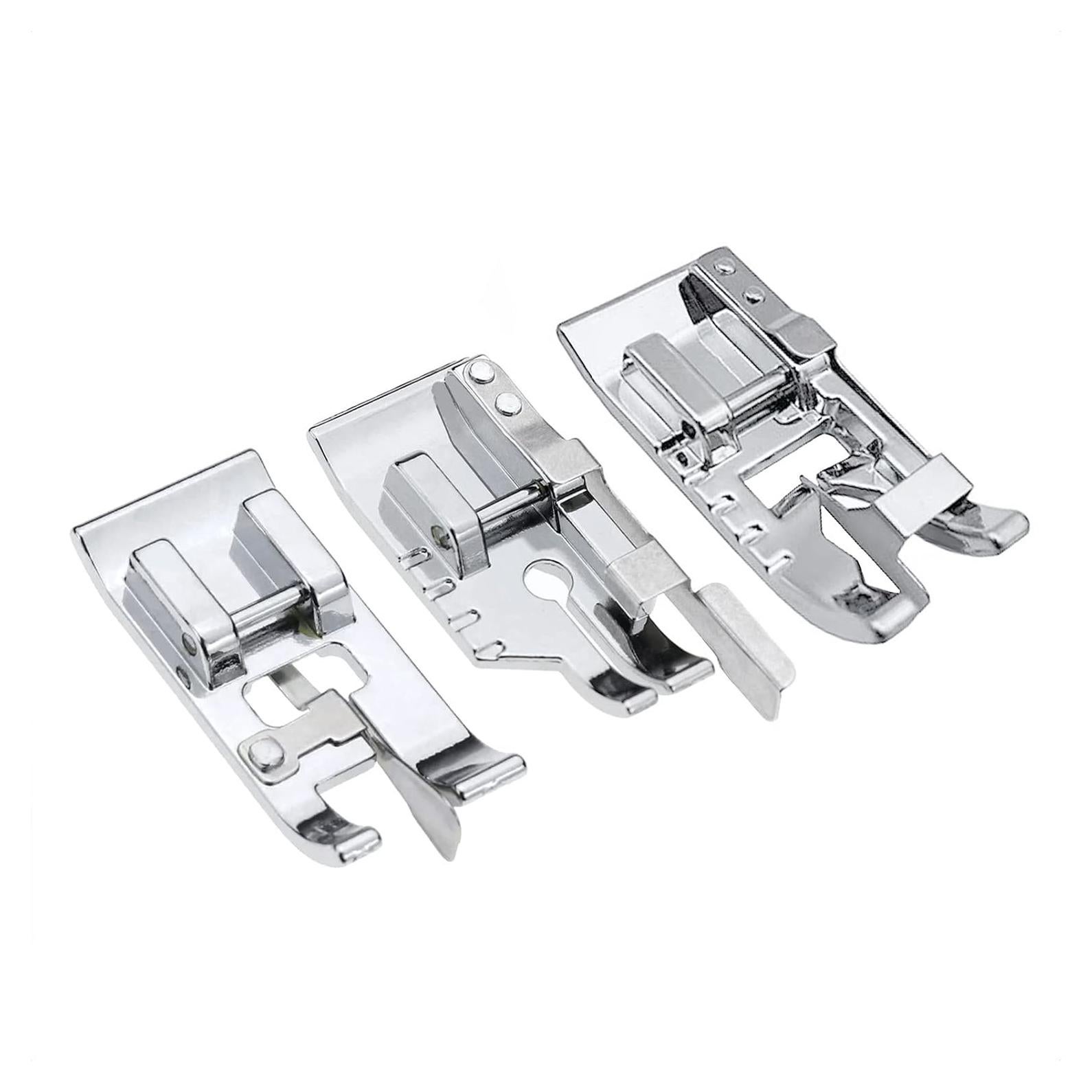 Juego de 3 Prensatelas para Máquina de Coser TISEKER - Acolchado, Costura y Sobrehilado