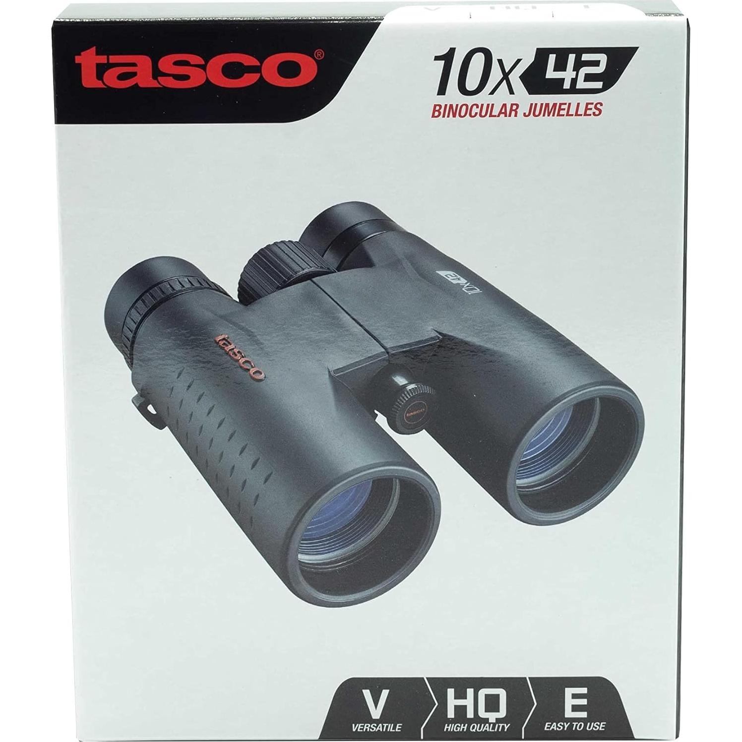 Prismáticos Tasco ES10X42 10x42mm Techo Resistente Negro