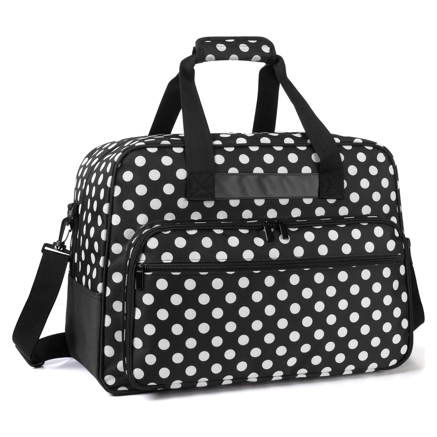 Bolsa de Transporte para Máquina de Coser Yarwo Puntos Negros