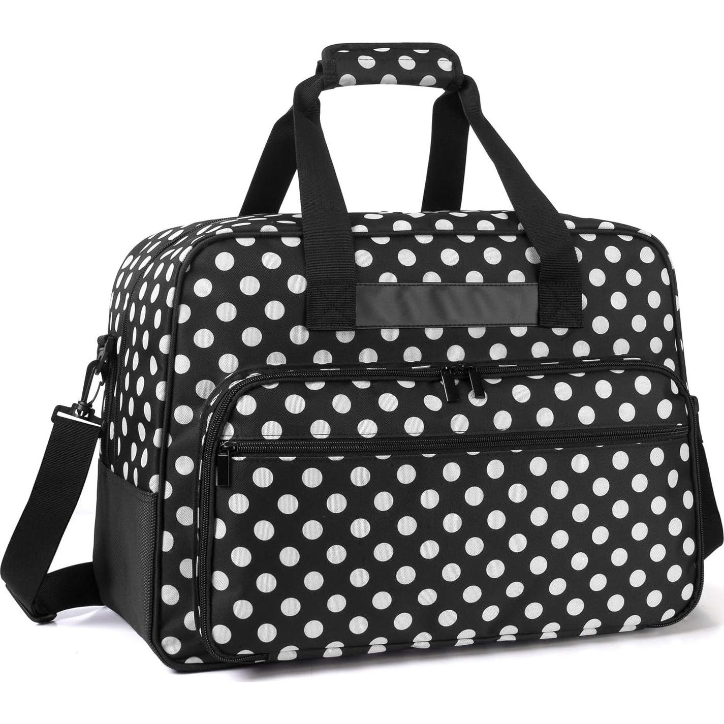 Bolsa de Transporte para Máquina de Coser Yarwo Puntos Negros